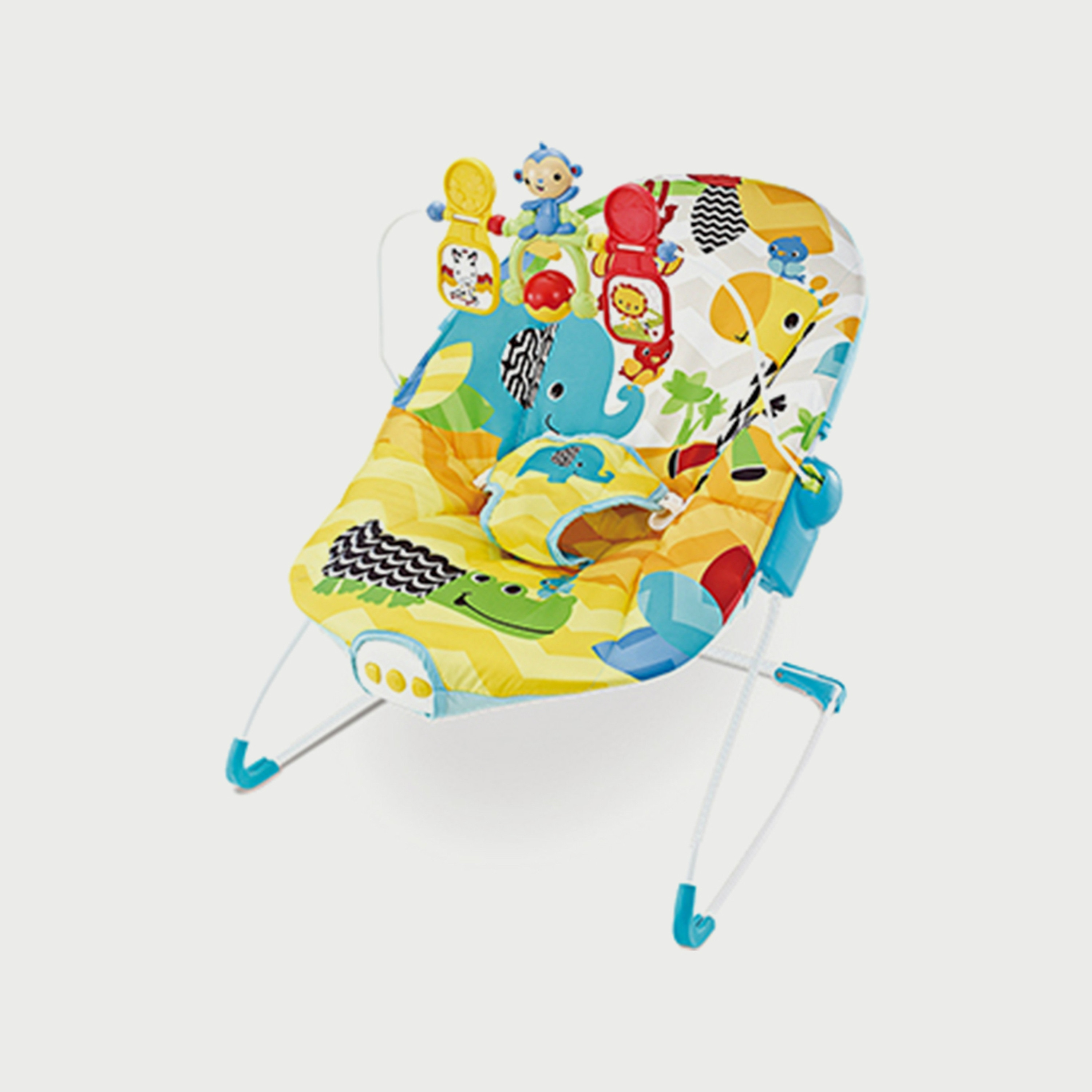 كرسي هزاز للرضع من أملا, متعدد الألوان-baby-infantactivity-bouncers-image-3