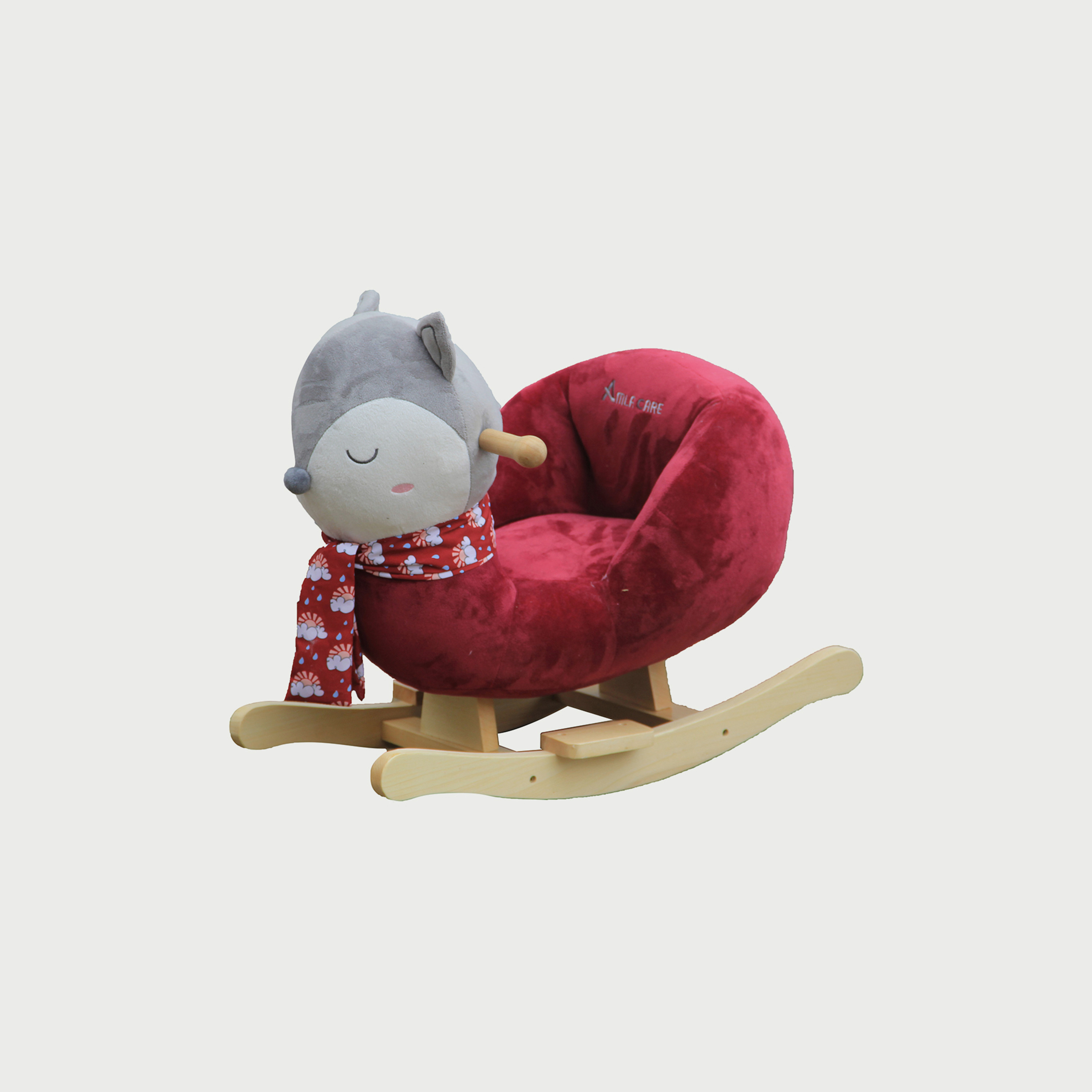 Amla Baby Rocking Chair, Red-baby-infantactivity-rockers-image-2