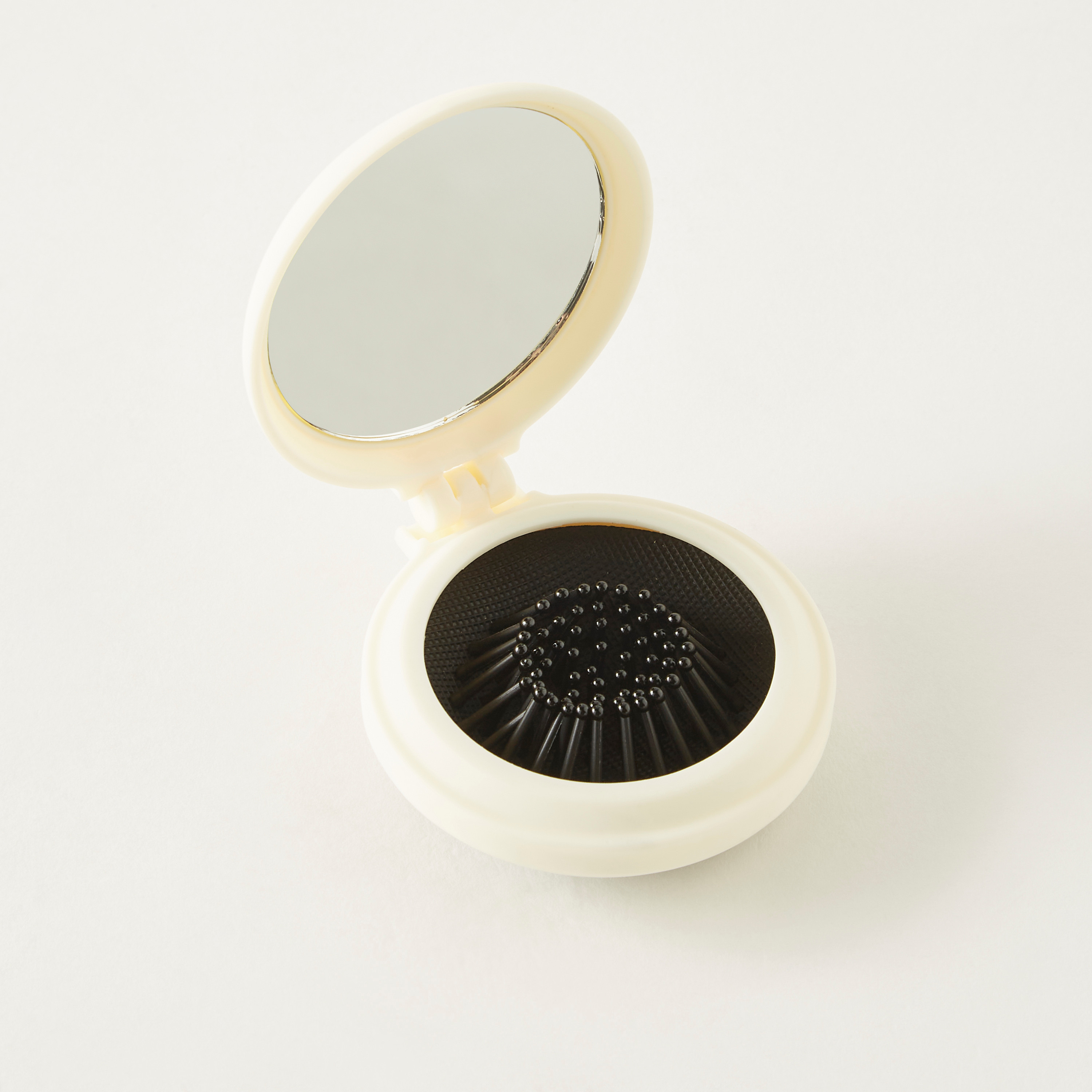 Solid Foldable Hairbrush with Mirror-women-hairaccessories-brushesandcombs-image-1