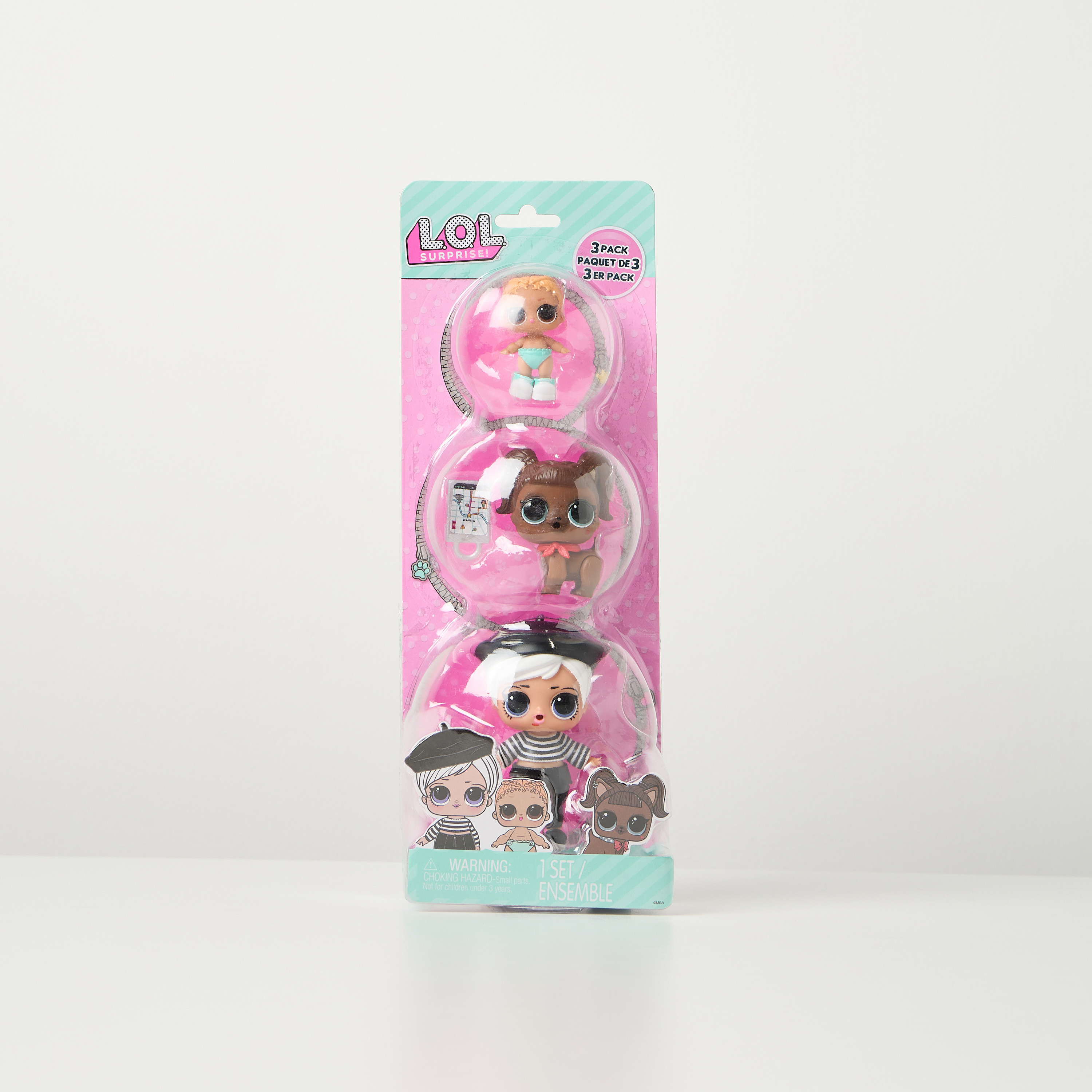 L.O.L. Surprise! 3-Piece Mini Fashion Doll Set-toys-dollsandplaysets-dollplaysets-image-1