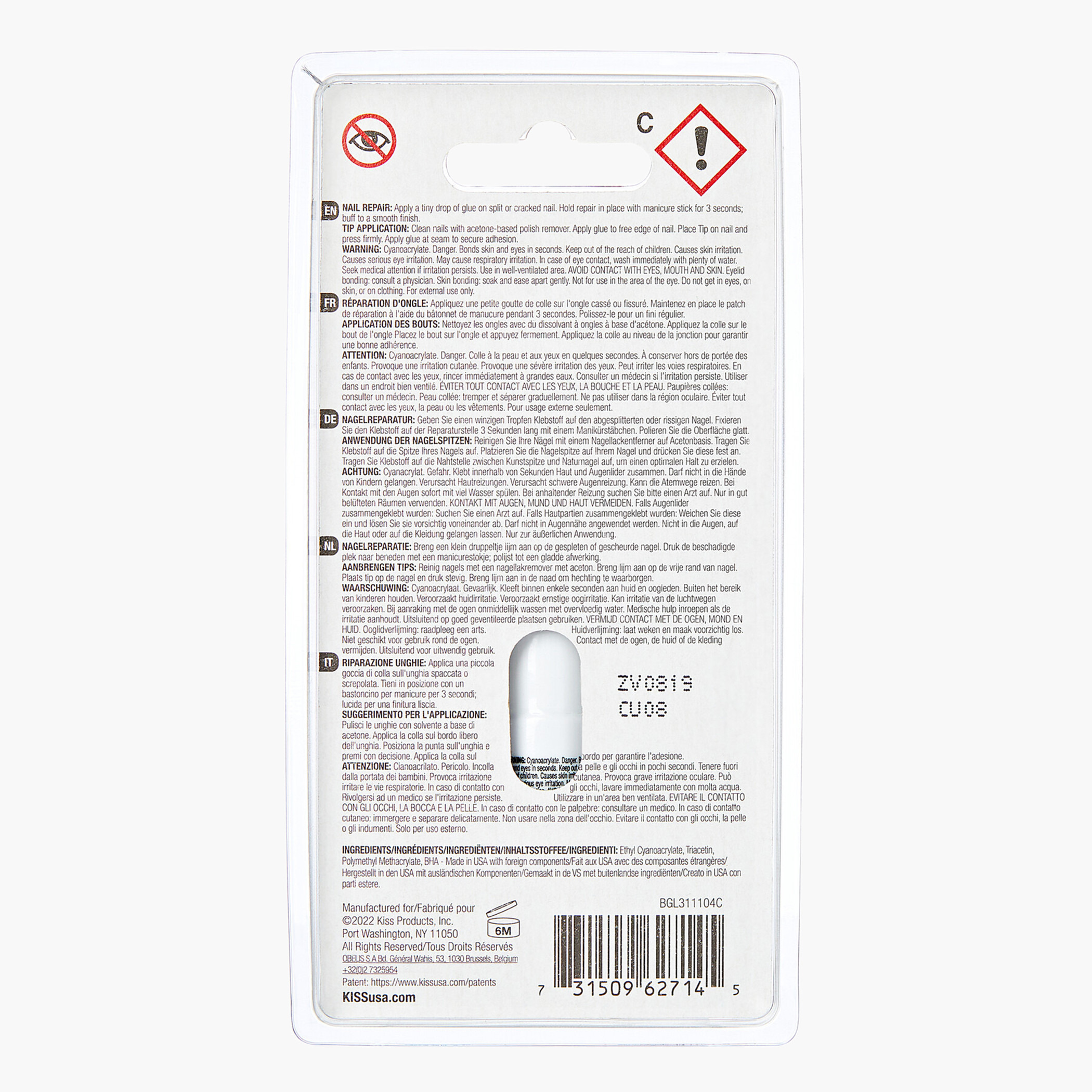 Kiss Cosmetics Powerflex Precision Nail Glue - 3 gms-beautyandpersonalcare-makeup-nails-nailtools-image-4