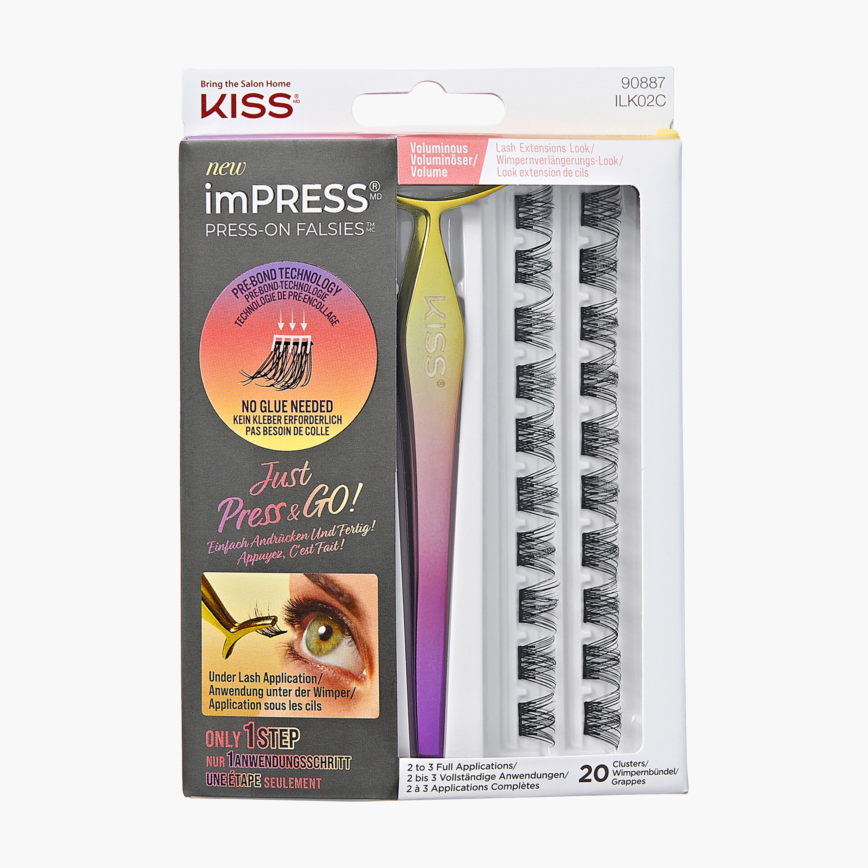 Kiss Cosmetics Impress Press-On Falsies Eyelashes-beautyandpersonalcare-makeup-eyes-falselashes-image-1