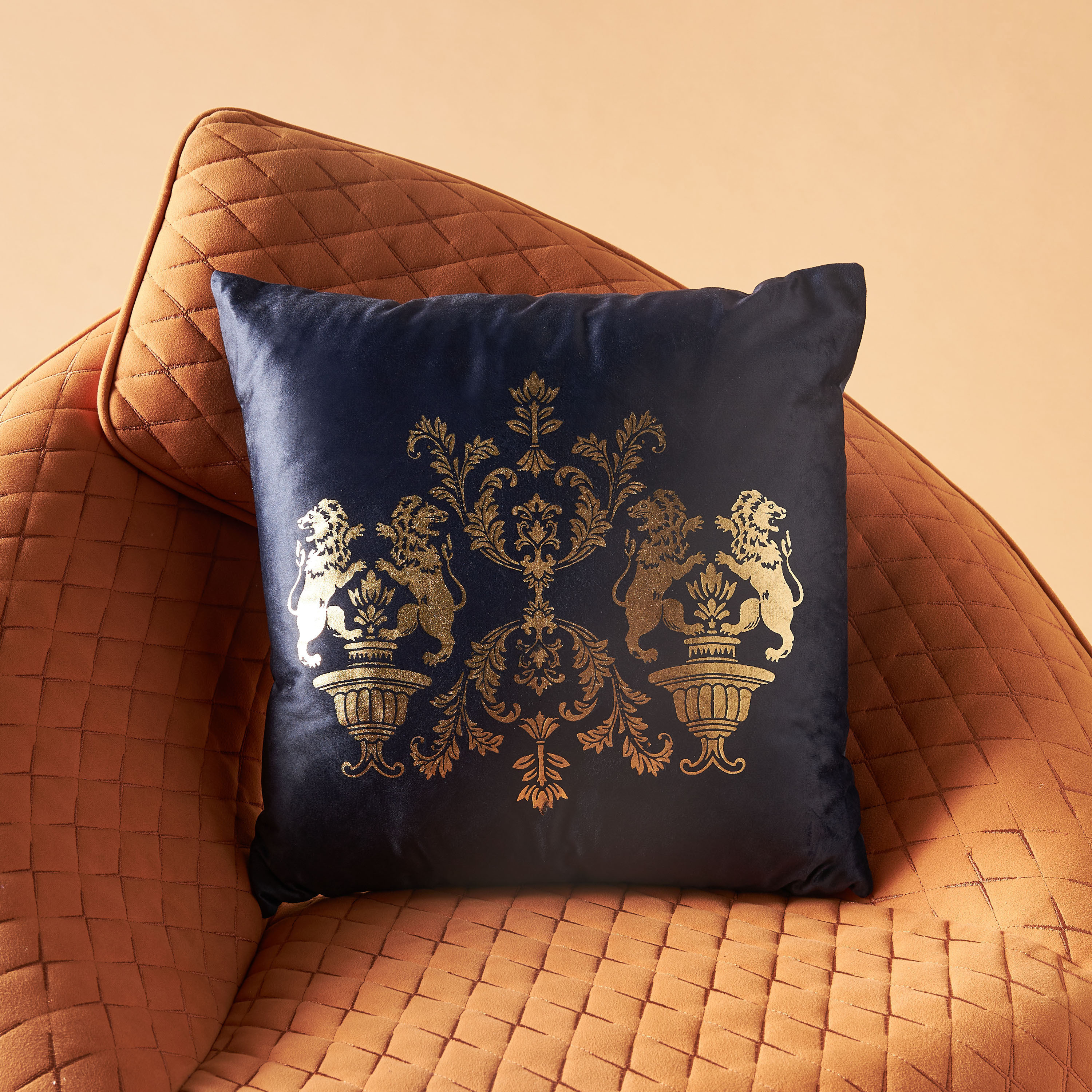 Printed sales velvet cushions