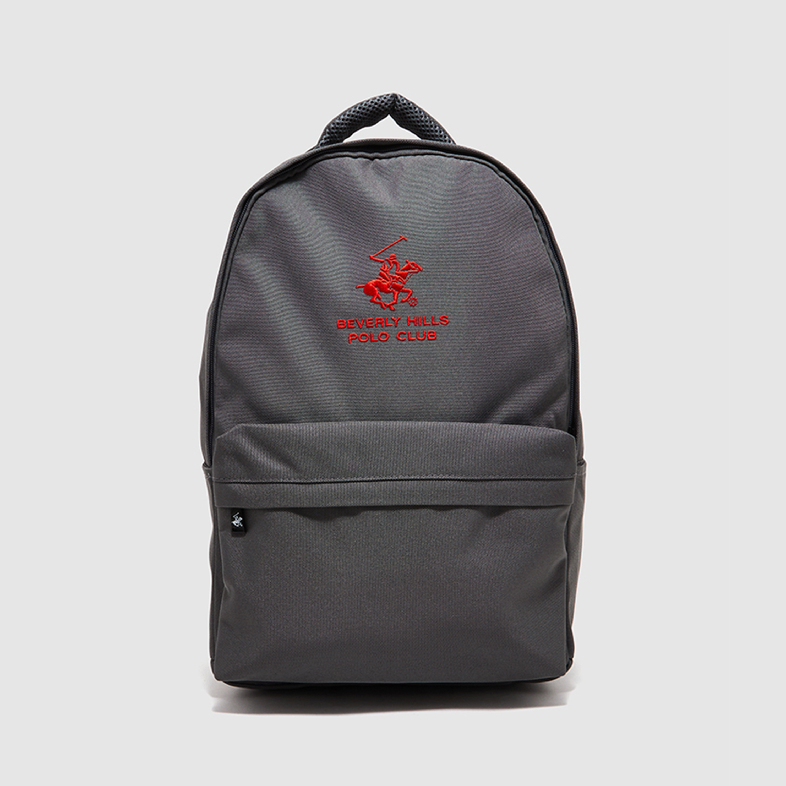حقيبة ظهر صلبة من بيفرلي هيلز بولو كلوب مع حامل زجاجة جانبي باللون الرمادي-school-bagsandbackpacks-backpacks-image-1
