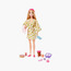 دمية باربي شقراء يوم المنتجع الصحي مع جرو أليف وروب استحمام بطبعات ليمون من باربي-toys-dollsandplaysets-dollplaysets-image-7