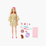 دمية باربي شقراء يوم المنتجع الصحي مع جرو أليف وروب استحمام بطبعات ليمون من باربي-toys-dollsandplaysets-dollplaysets-image-6