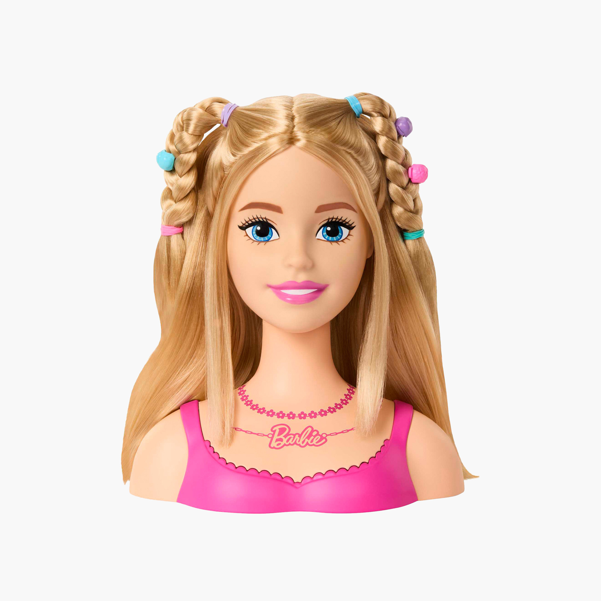 Barbie Doll Styling Head, Blond Hair with 20 Colorful Accessories, Doll Head for Hair Styling-toys-dollsandplaysets-dollplaysets-image-3