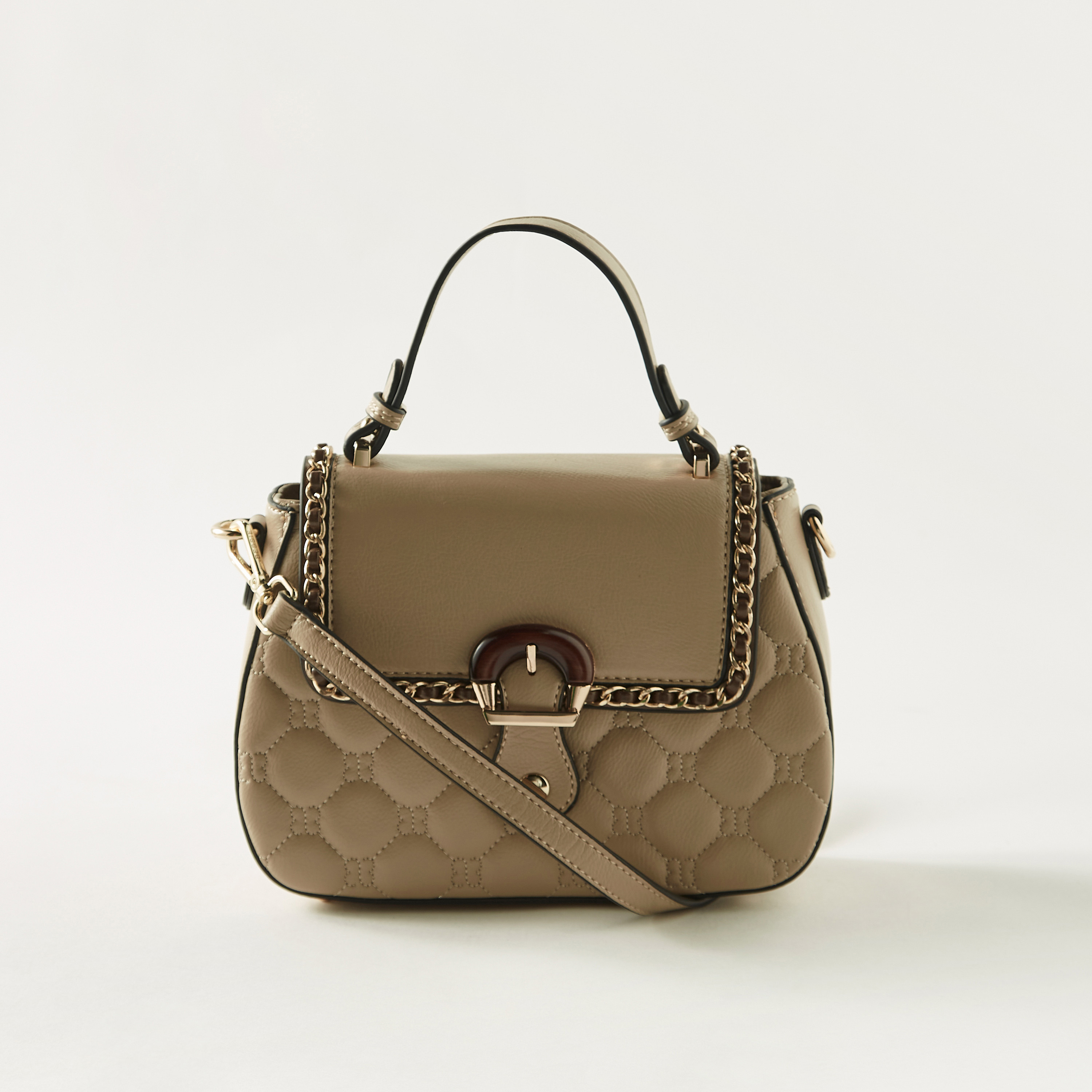 Buy Women s Bessie London Quilted Satchel Bag Online Centrepoint