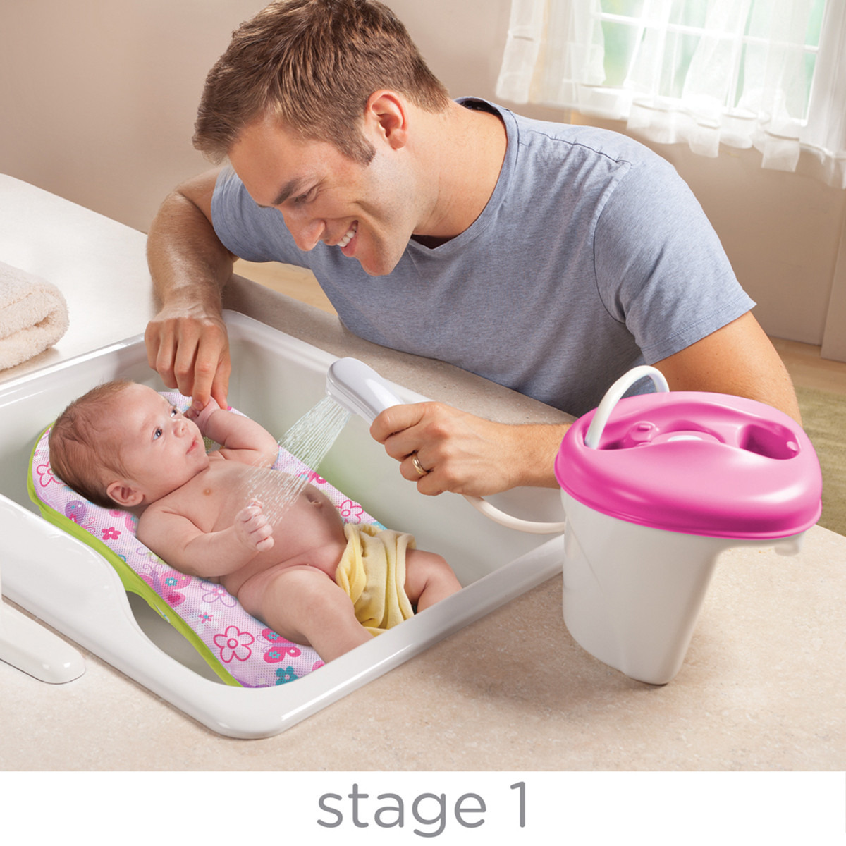 Summer infant bath sales tub with sprayer