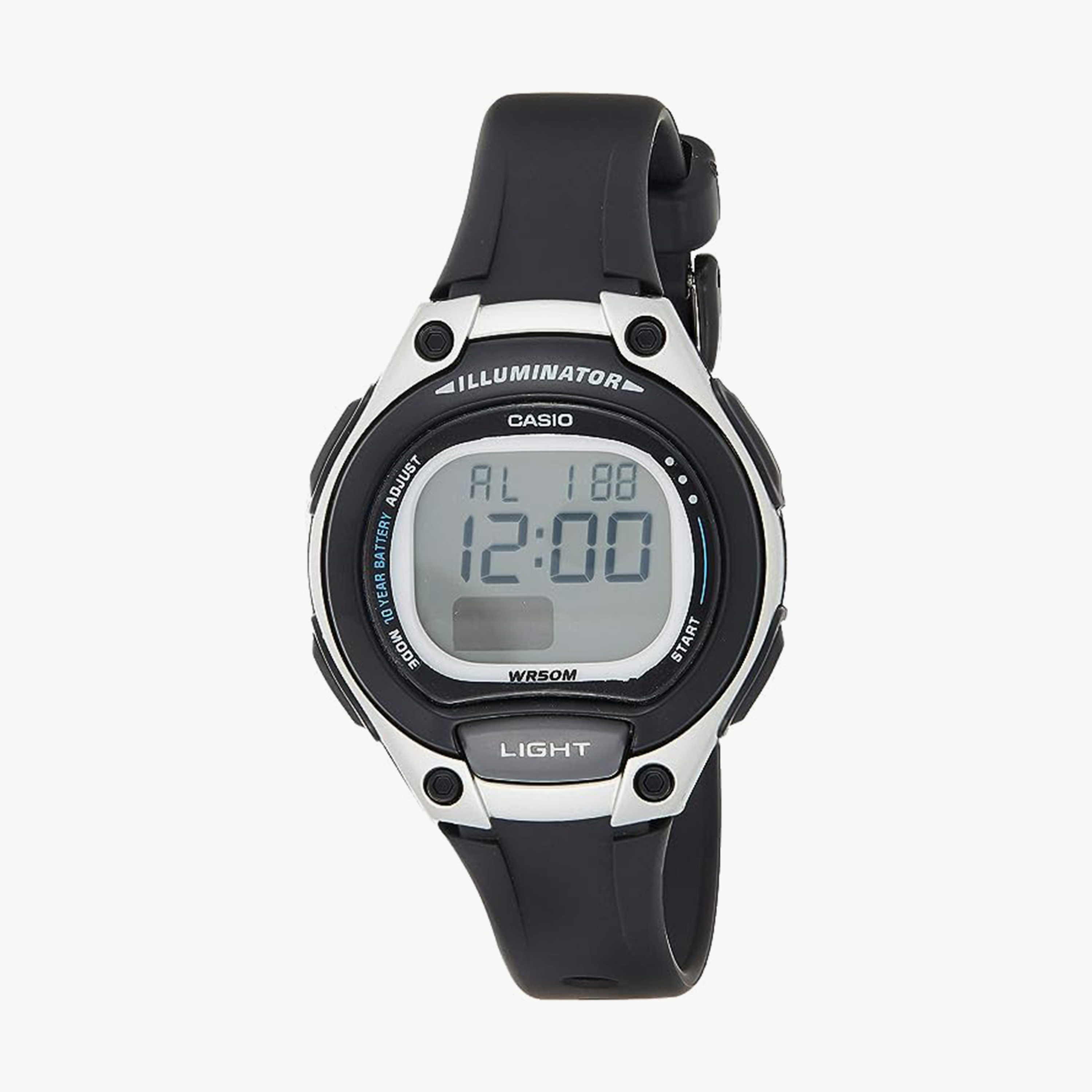 Casio Black Digital Silicone Strap Watch | LW-203-1AVDF | 39 MM-men-watchesandjewellery-watches-image-1