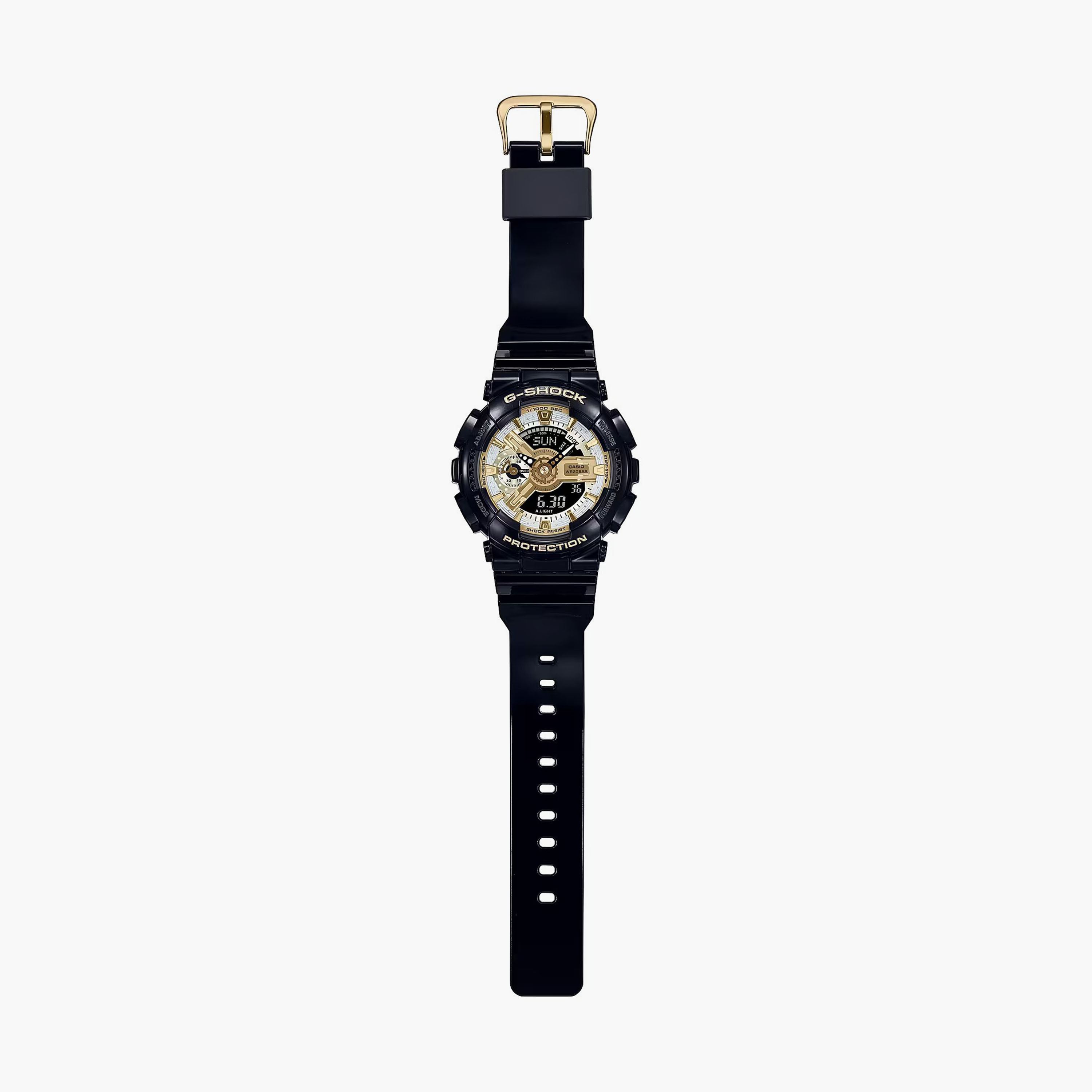G-Shock Unisex Black Analog-Digital Silicone Strap Watch | GMA-S110GB-1ADR-men-watchesandjewellery-watches-image-5