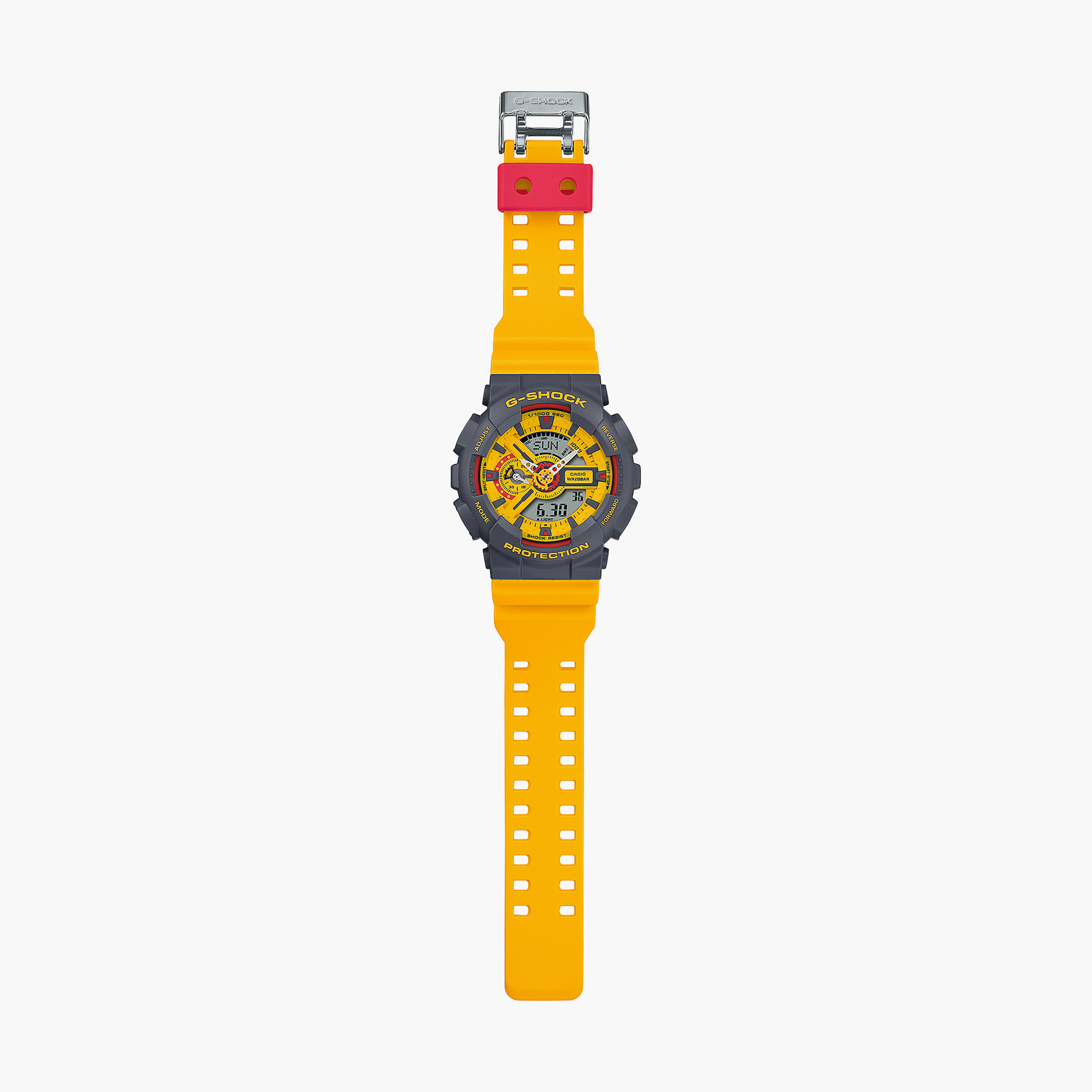 G-Shock Unisex Yellow Analog-Digital Silicone Strap Watch | GMA-S110Y-9ADR | 46 MM-men-watchesandjewellery-watches-image-2