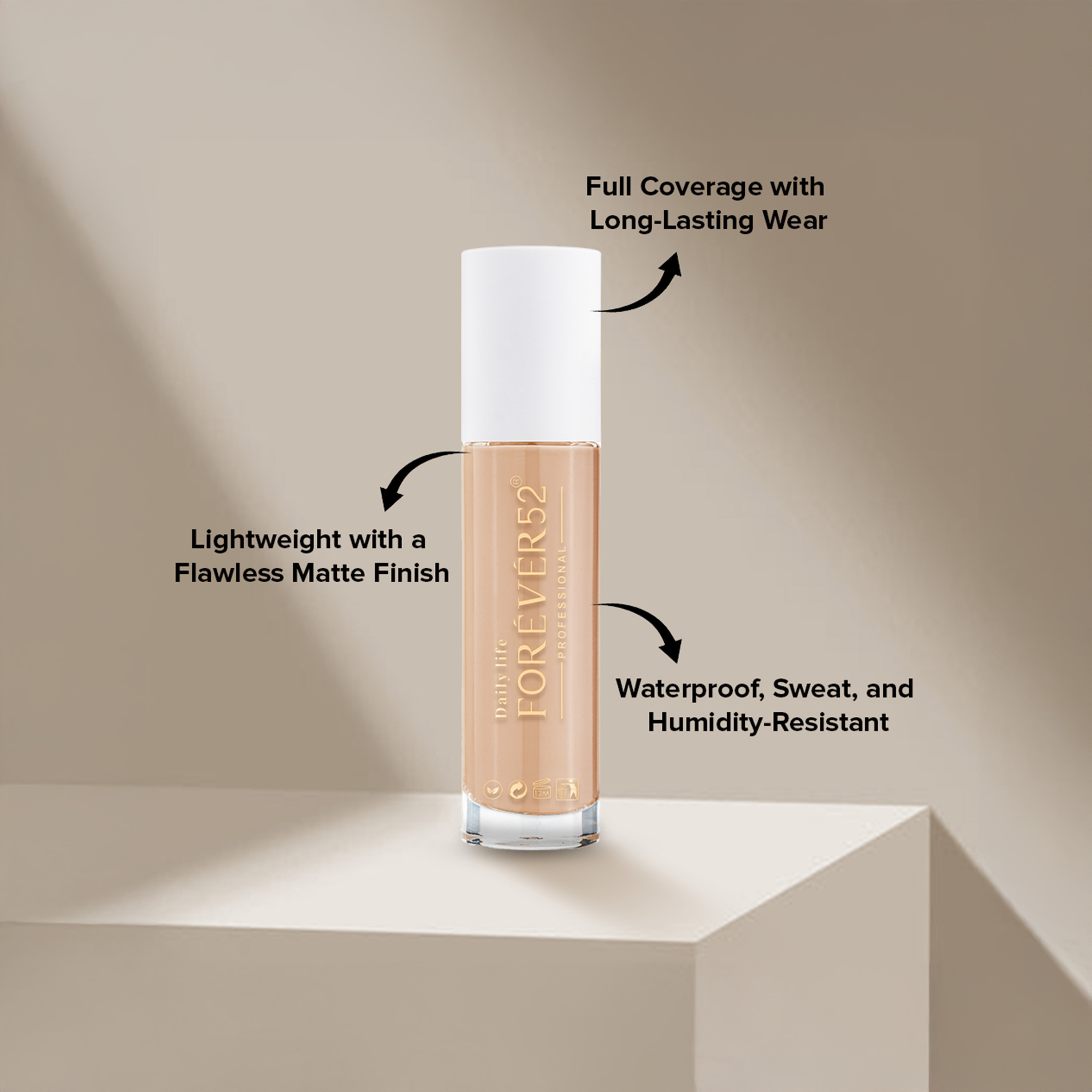 Daily life FOREVER52 Professional Luxe Matte Liquid Foundation - 30 ml-beautyandpersonalcare-makeup-face-foundations-image-32