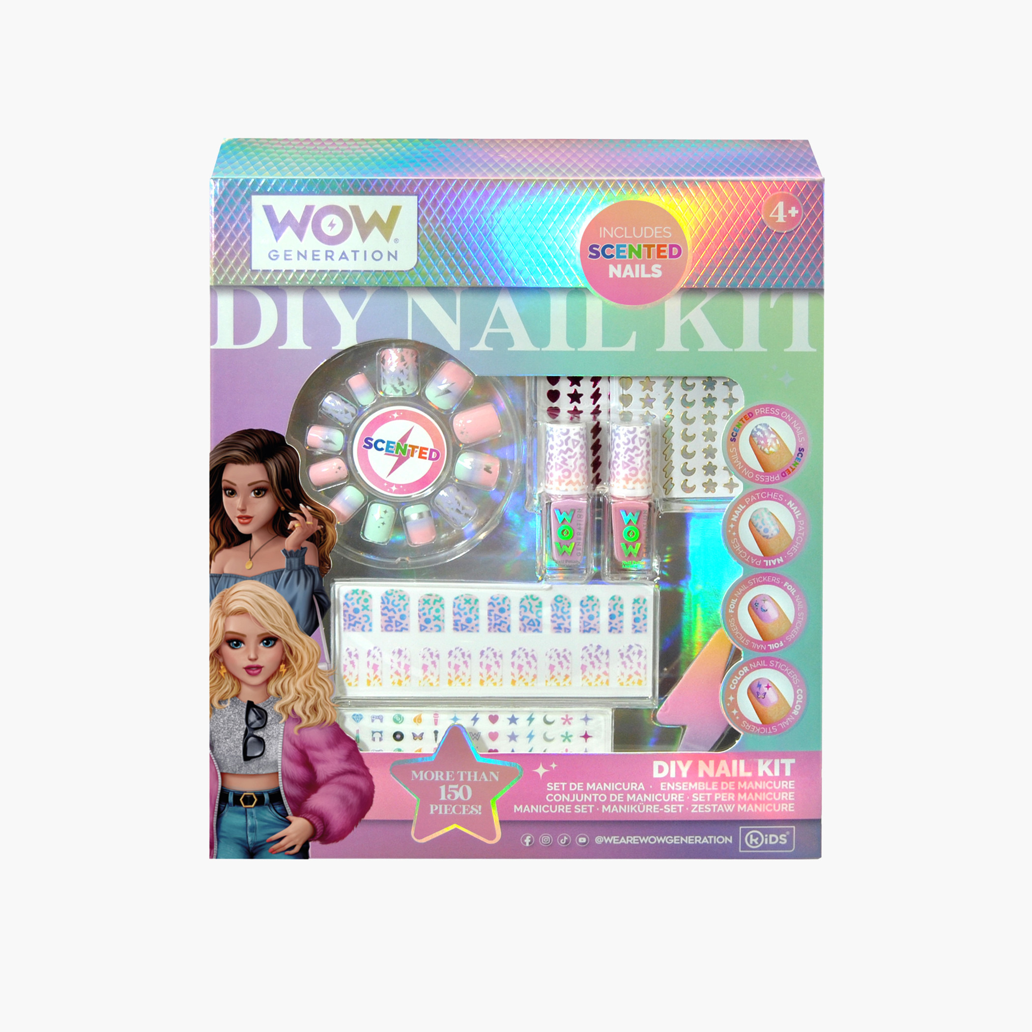 مجموعة مانيكير مع أظافر معطرة من واو جينريشن-toys-roleplay-makeupandcosmeticsets-image-1