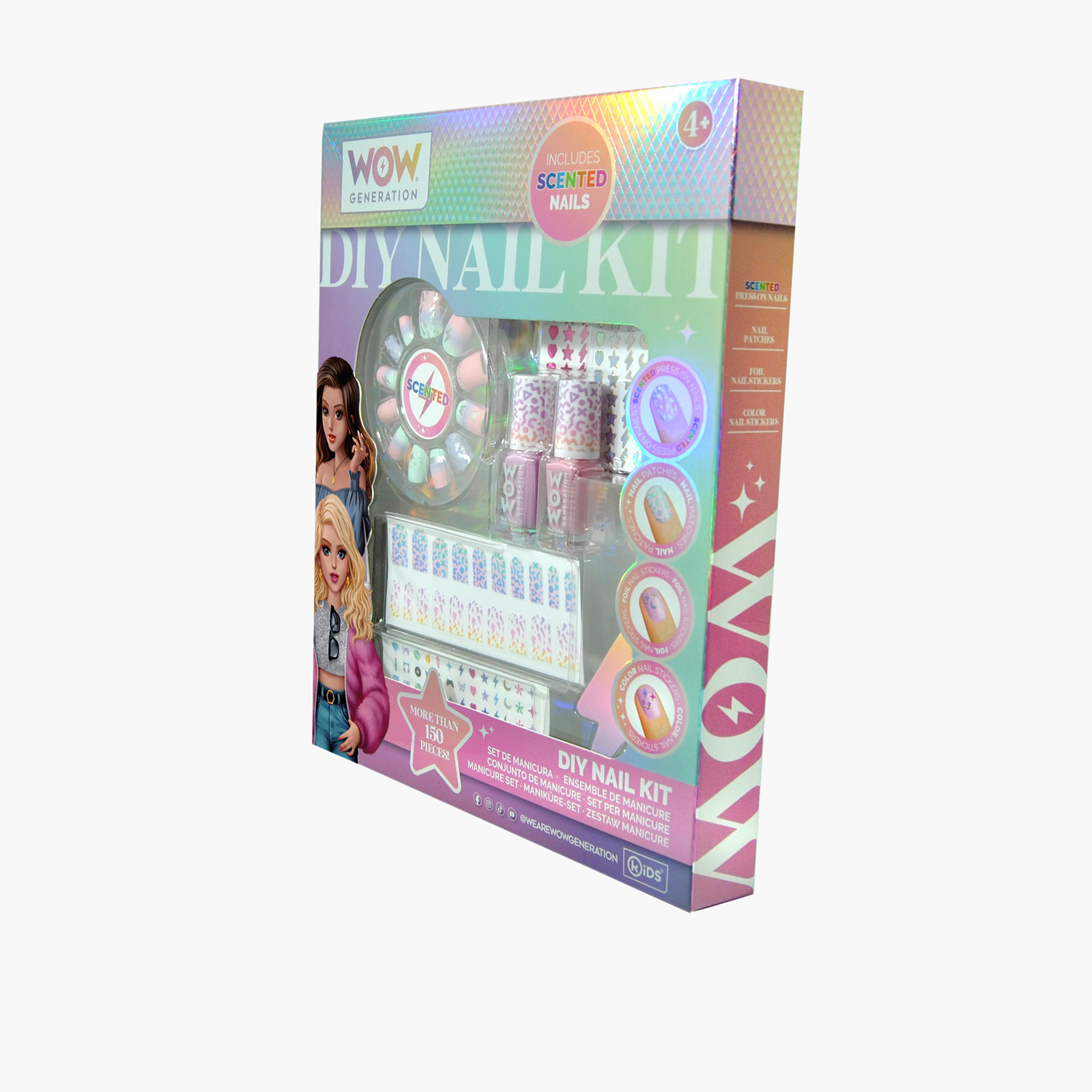 مجموعة مانيكير مع أظافر معطرة من واو جينريشن-toys-roleplay-makeupandcosmeticsets-image-2