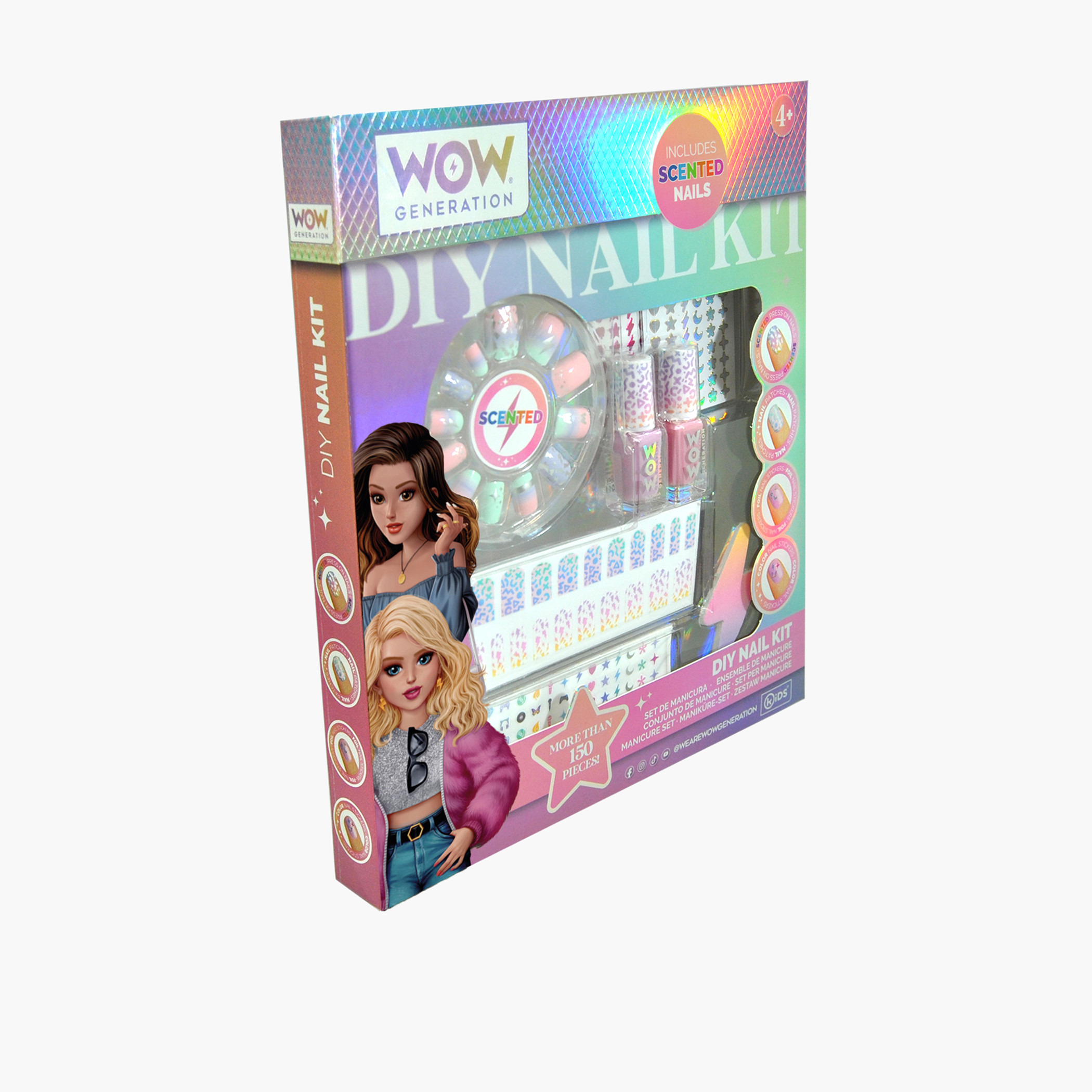 مجموعة مانيكير مع أظافر معطرة من واو جينريشن-toys-roleplay-makeupandcosmeticsets-image-3