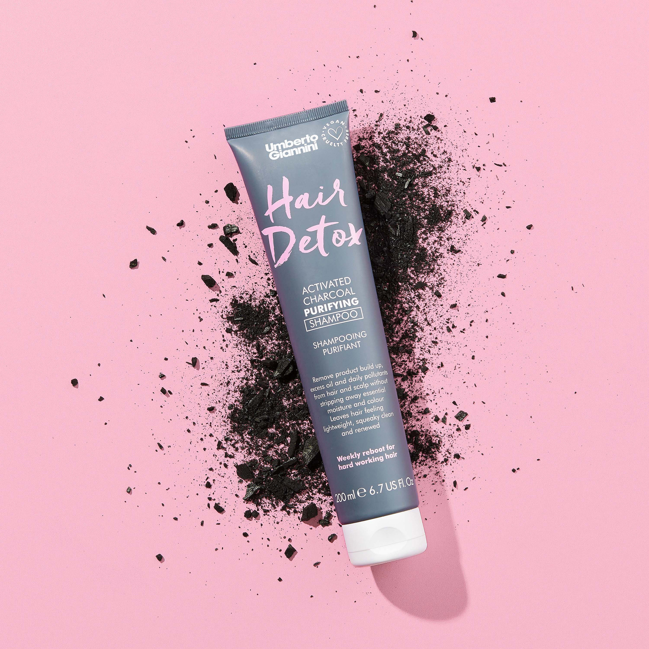 Umberto Giannini Charcoal Detox Shampoo - 200 ml-beautyandpersonalcare-hair-haircare-shampoos-image-3