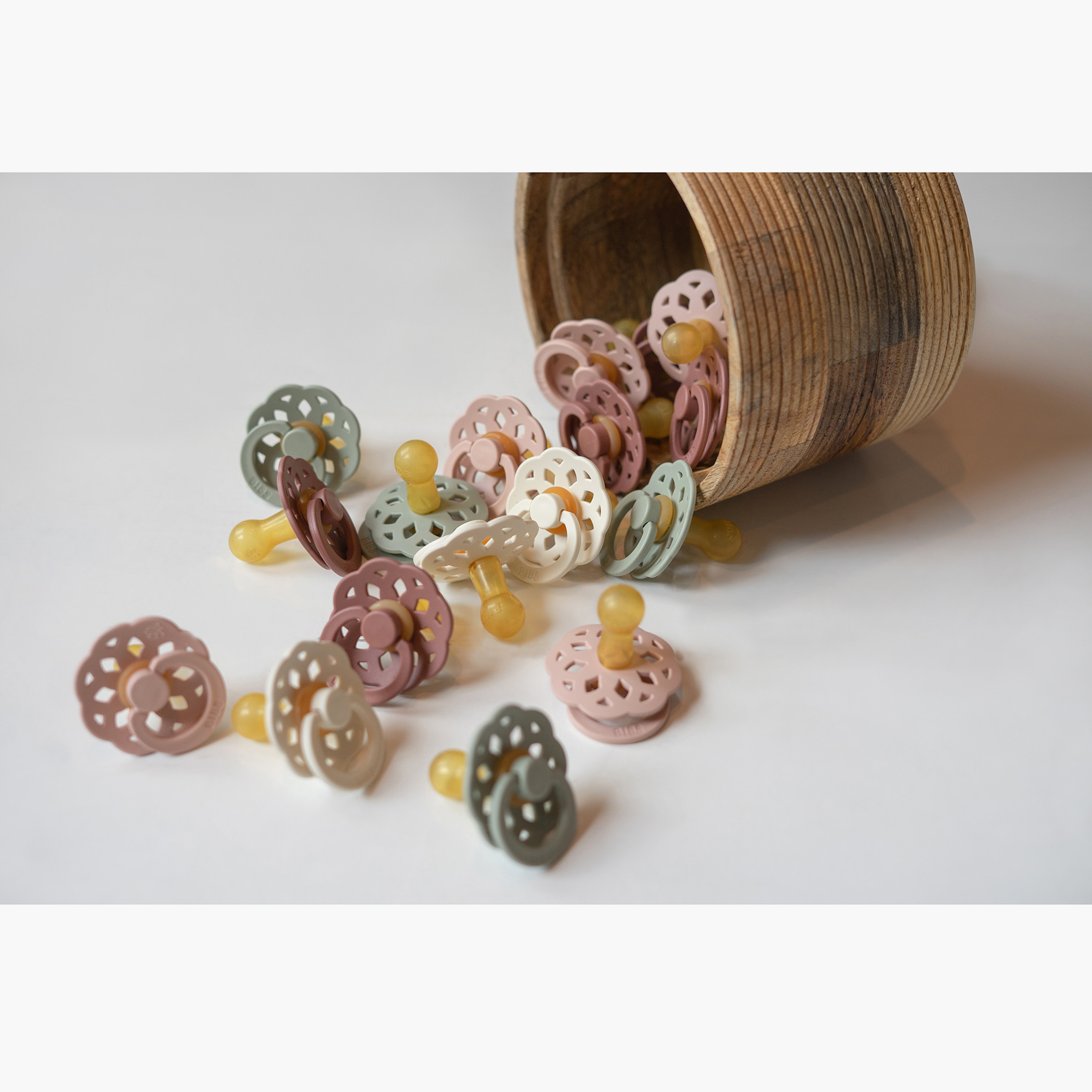 طقم لهايات لاتكس مقاس 1 قطعتين من بيبس - لحديثي الولادة + 0 شهر-baby-feeding-pacifiers-image-5