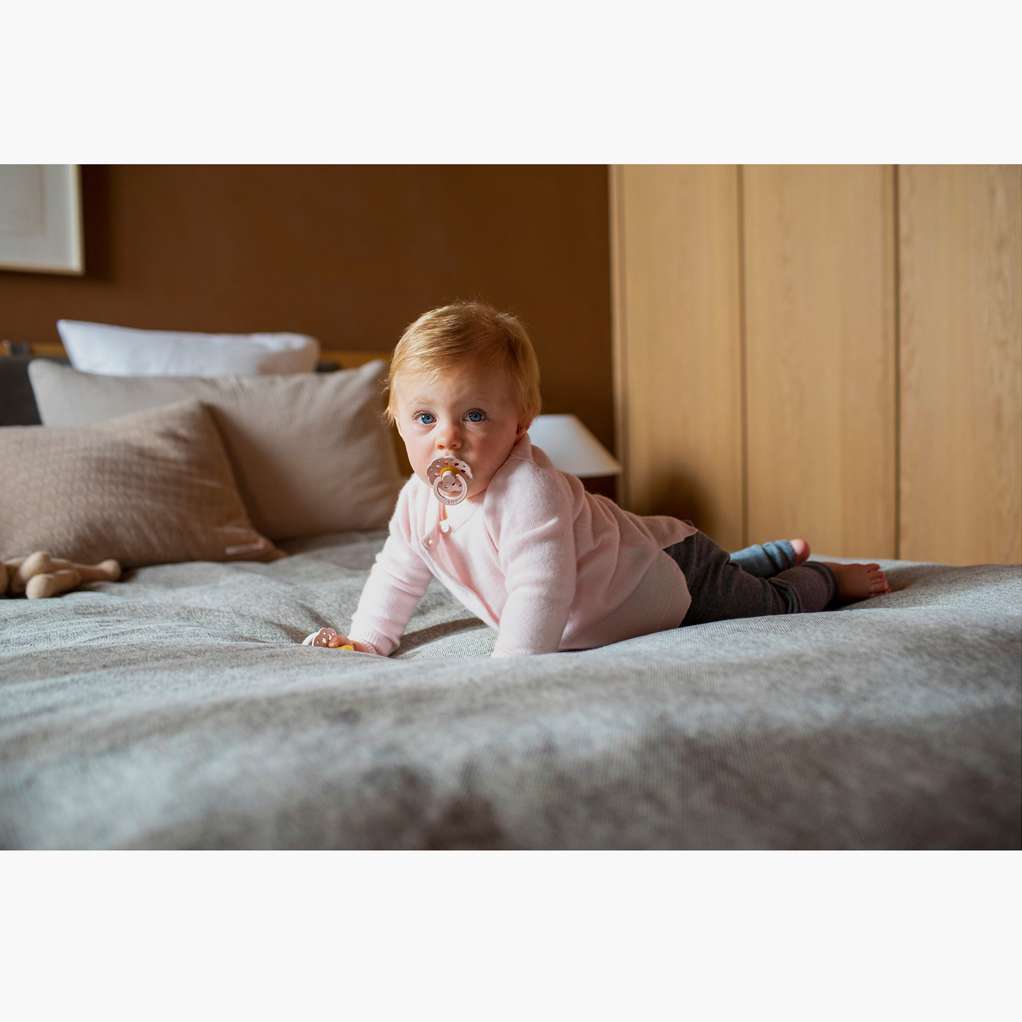 طقم لهايات لاتكس مقاس 1 قطعتين من بيبس - لحديثي الولادة + 0 شهر-baby-feeding-pacifiers-image-1