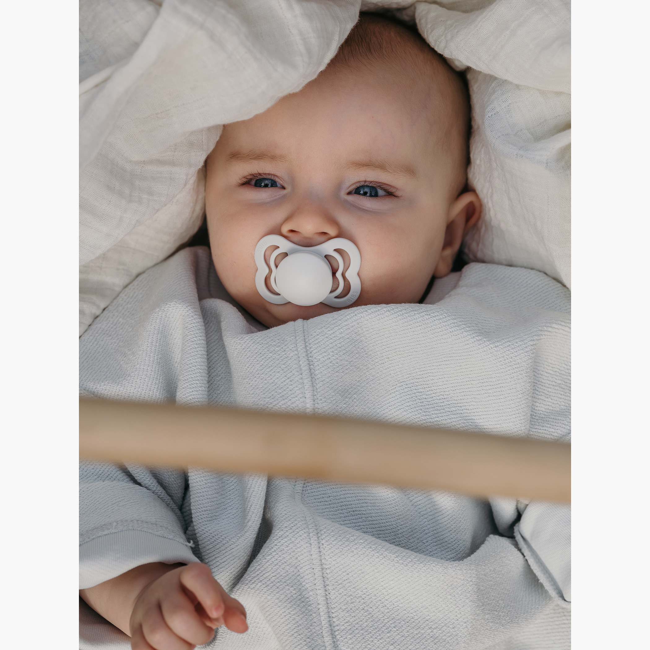 طقم لهايات سيليكون قطعتين مقاس 2 من بي آي بي إس سوبريم - 2-6 أشهر فأكثر-baby-feeding-pacifiers-image-6
