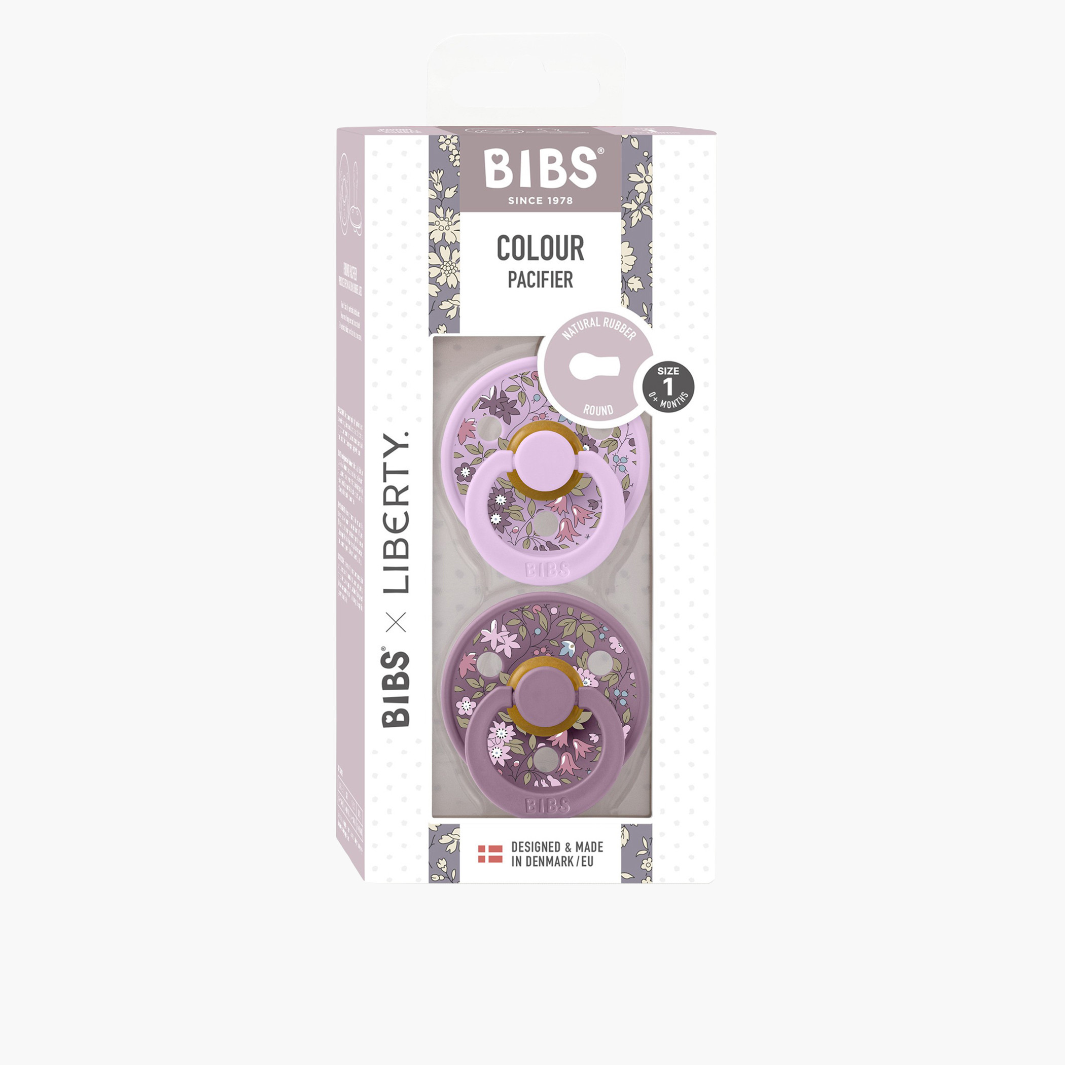 BIBS x Liberty 2-Piece Latex Pacifier Set - 0 months+-baby-feeding-pacifiers-image-1