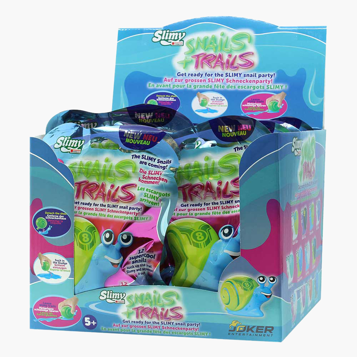 مجموعة سلايم سلايم مكونة من 12 قطعة من مسارات الحلزون-toys-educational-doughtoys-image-13
