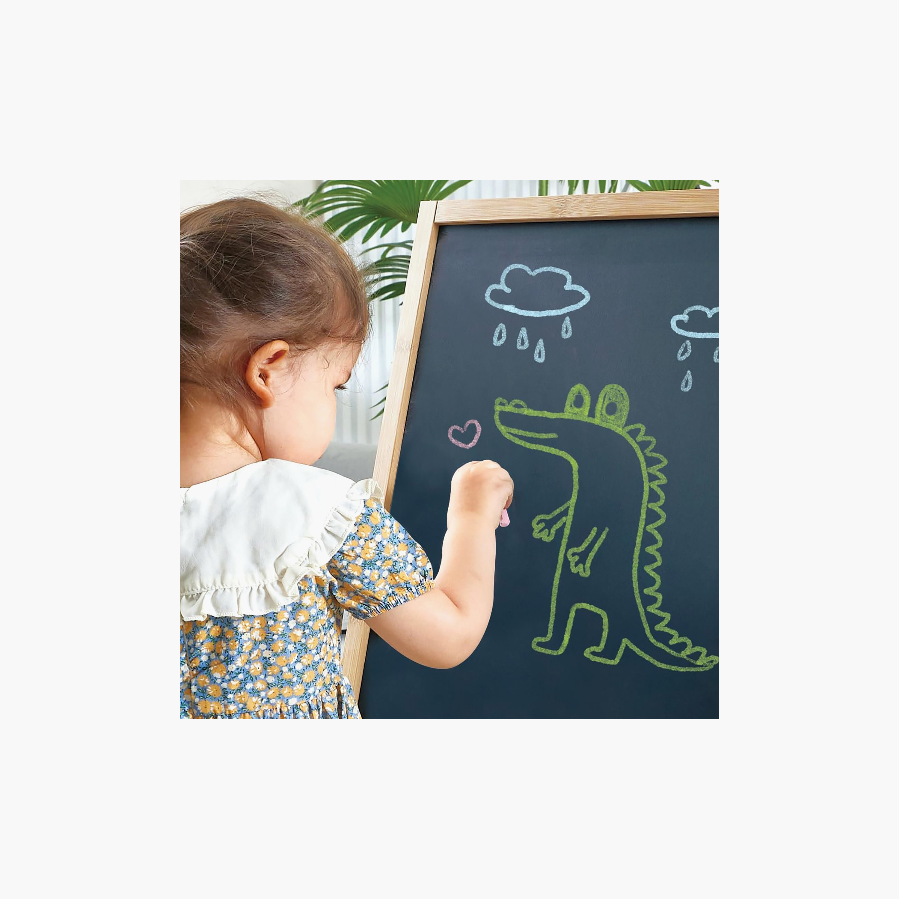 Hape Step Up Bamboo Easel Playset-school-artsandcrafts-image-5