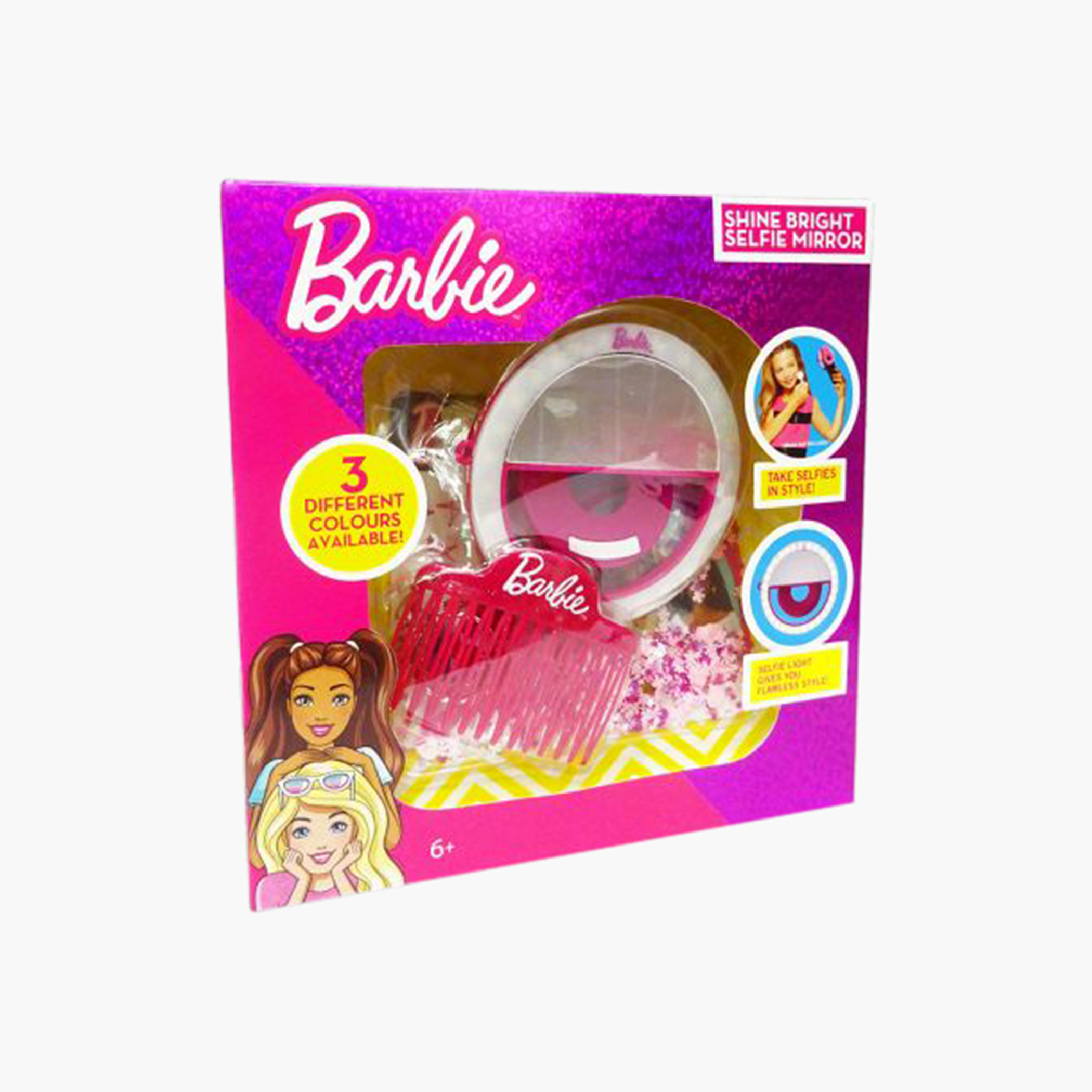 Barbie Shine Bright Selfie Mirror Beauty Set