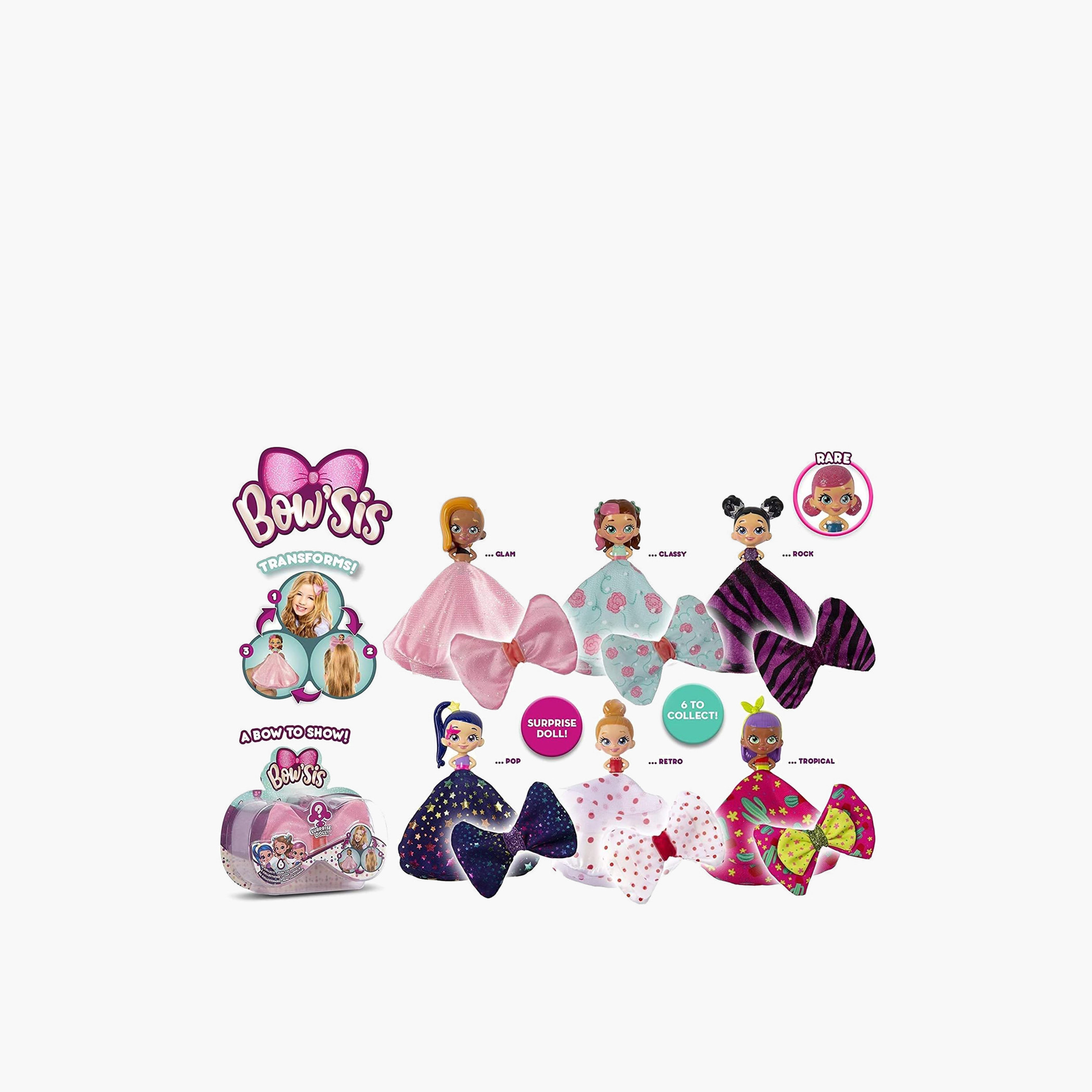 Bow Sis Surprise Doll with Bows and Collectable Figurine-toys-noveltyandcollectibles-collectibles-image-2