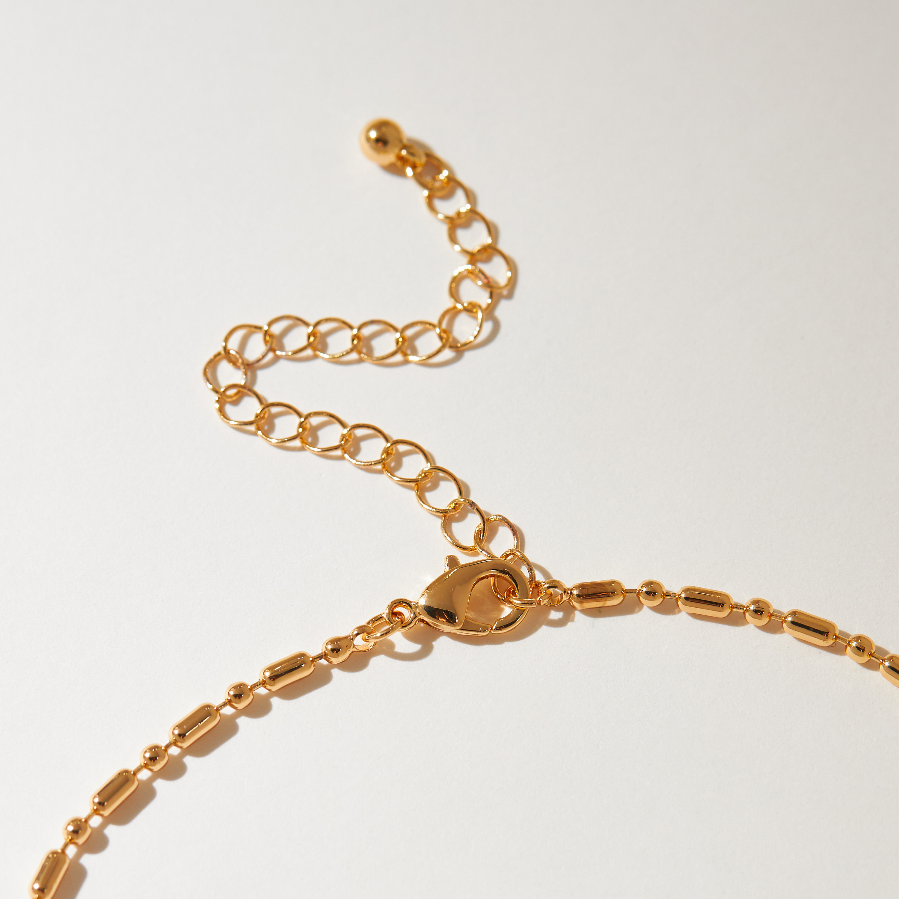 Metallic Multilayer Necklace with Heart Shaped Pendant and Lobster Clasp Closure-women-watchesandjewellery-jewellery-necklacesandpendants-image-3