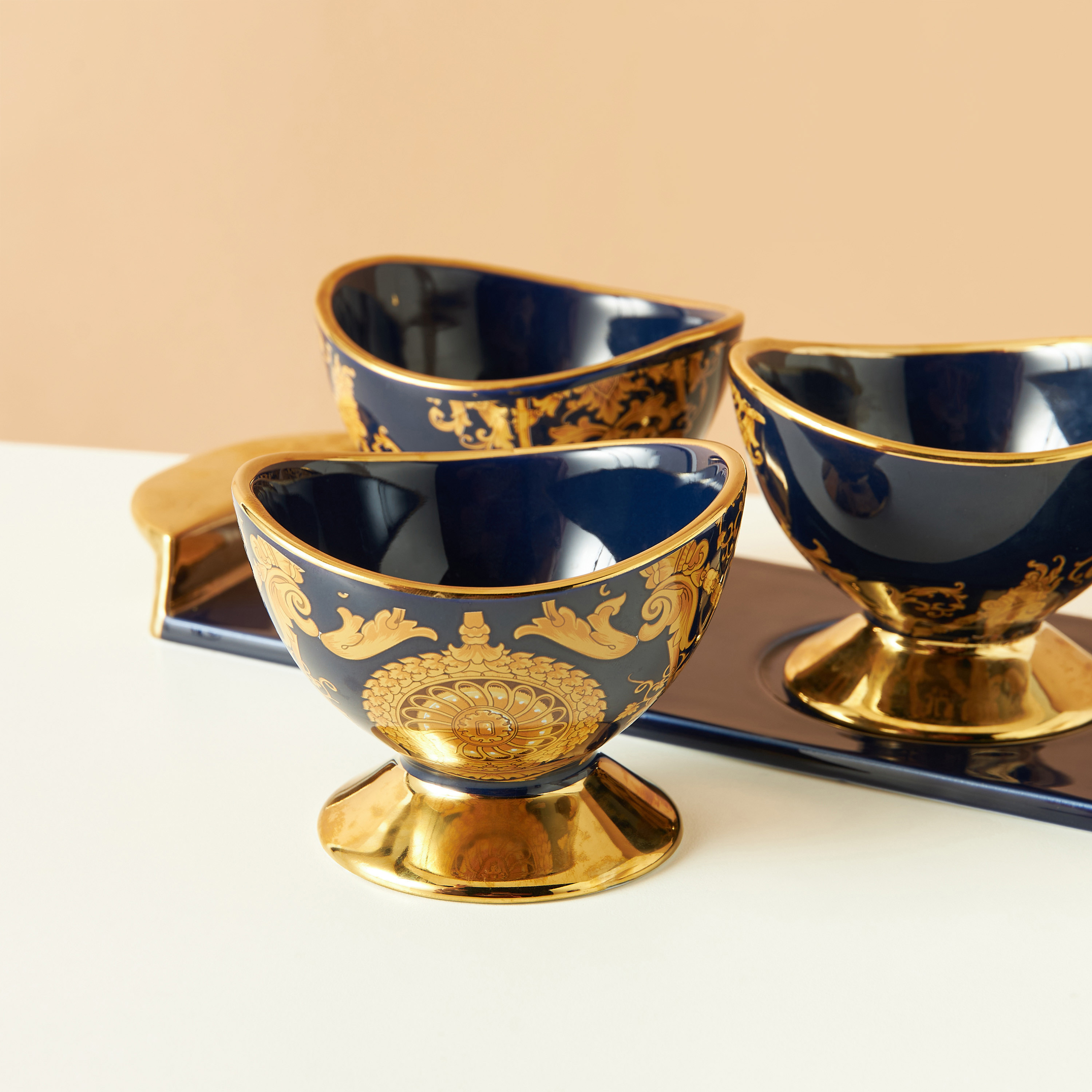 Gia Como 4-Piece Porcelain Bowl and Tray Set-household-dining-dinnerware-bowls-image-4