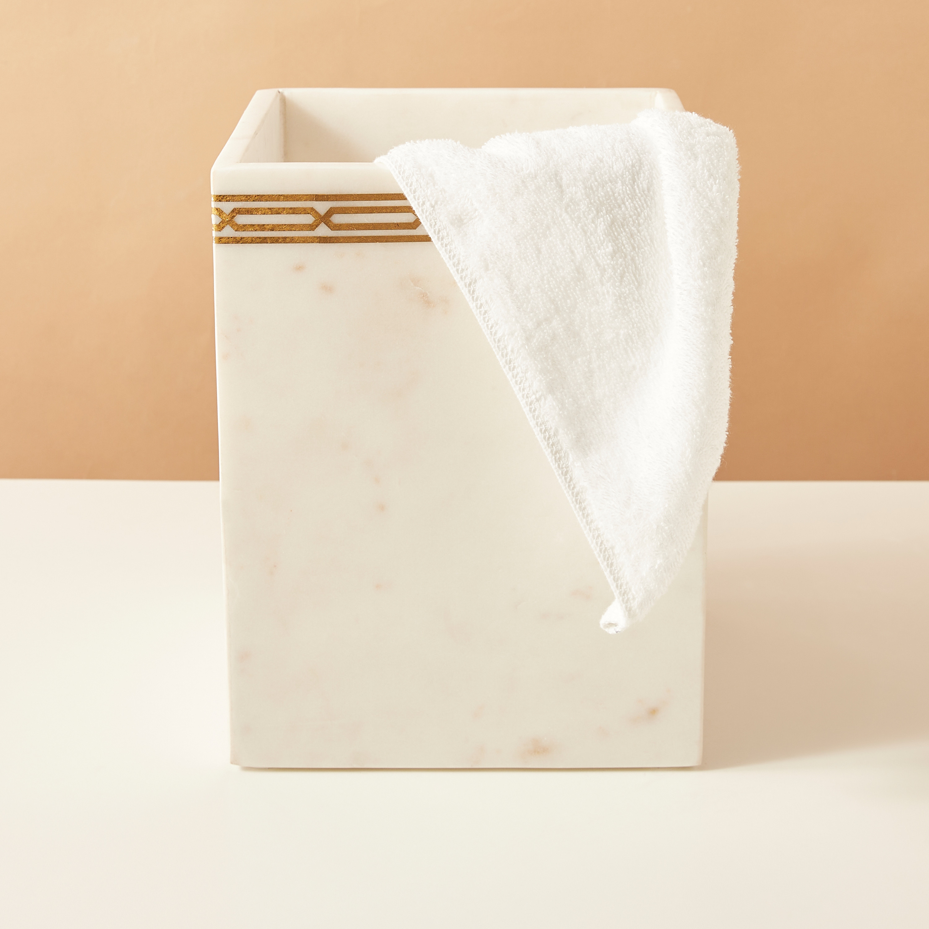 Gia Como Marble Waste Bin-household-bathandlaundry-wastebinsandaccessories-image-1
