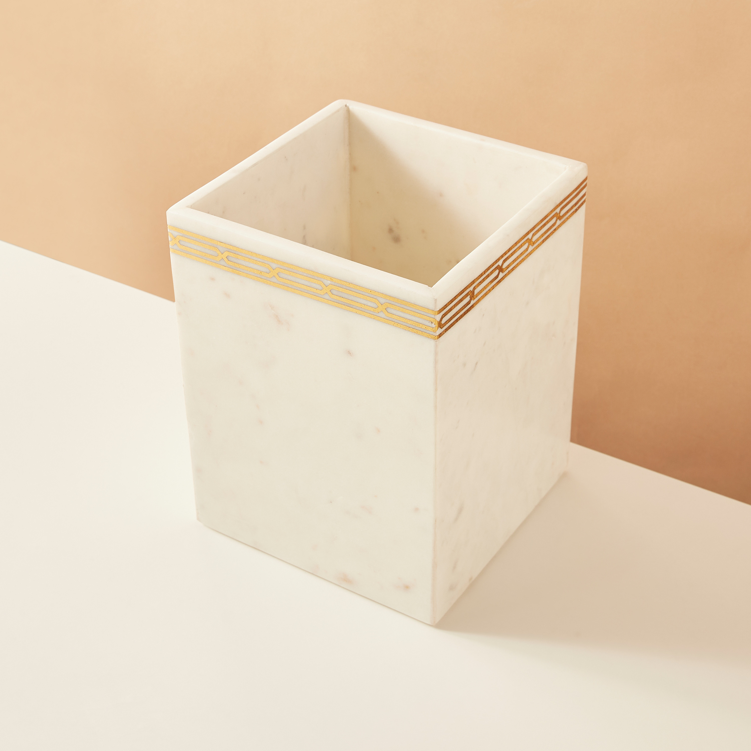 Gia Como Marble Waste Bin-household-bathandlaundry-wastebinsandaccessories-image-3