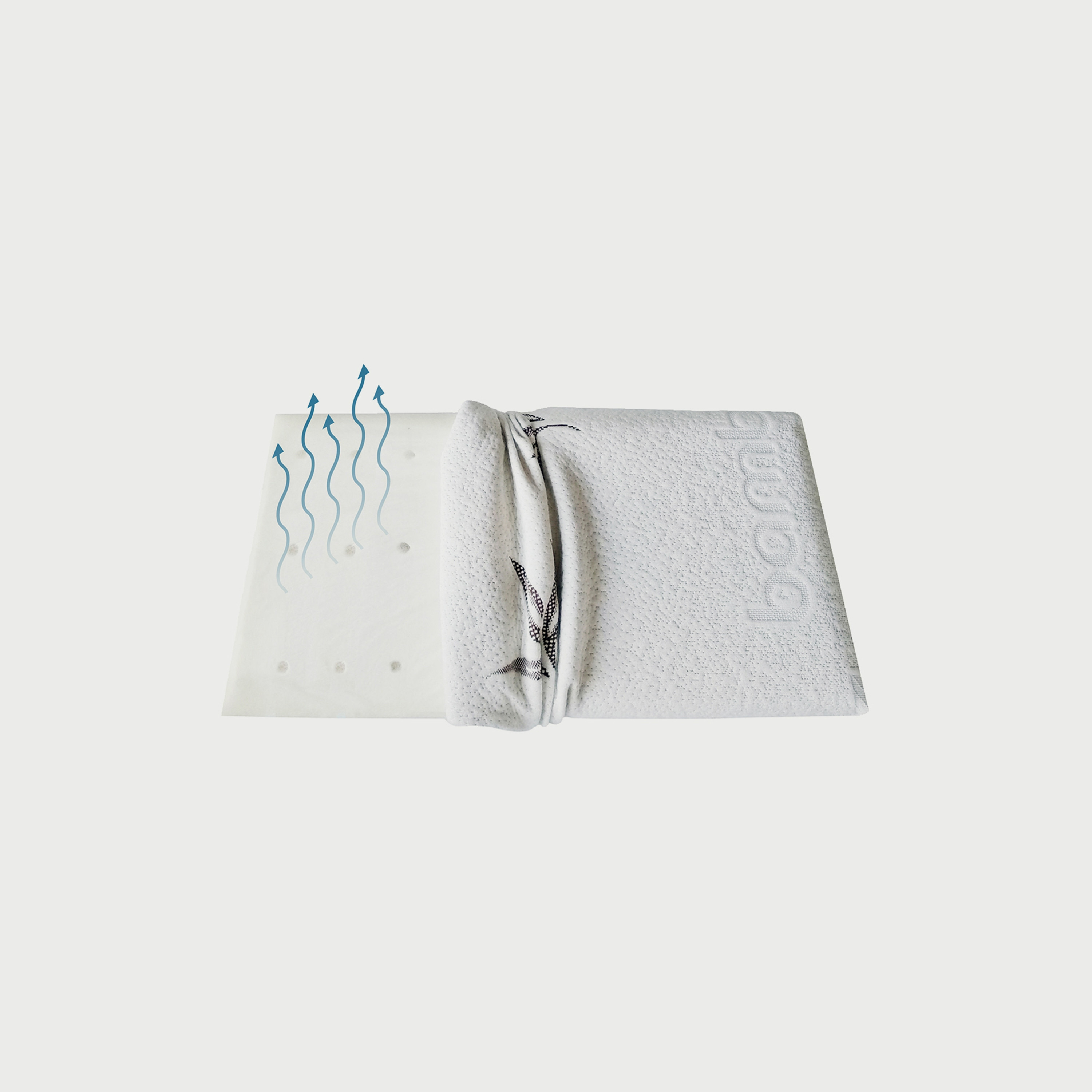 Moon Cot Pillow With Bamboo Rayon, White-baby-nursery-babybedding-image-3