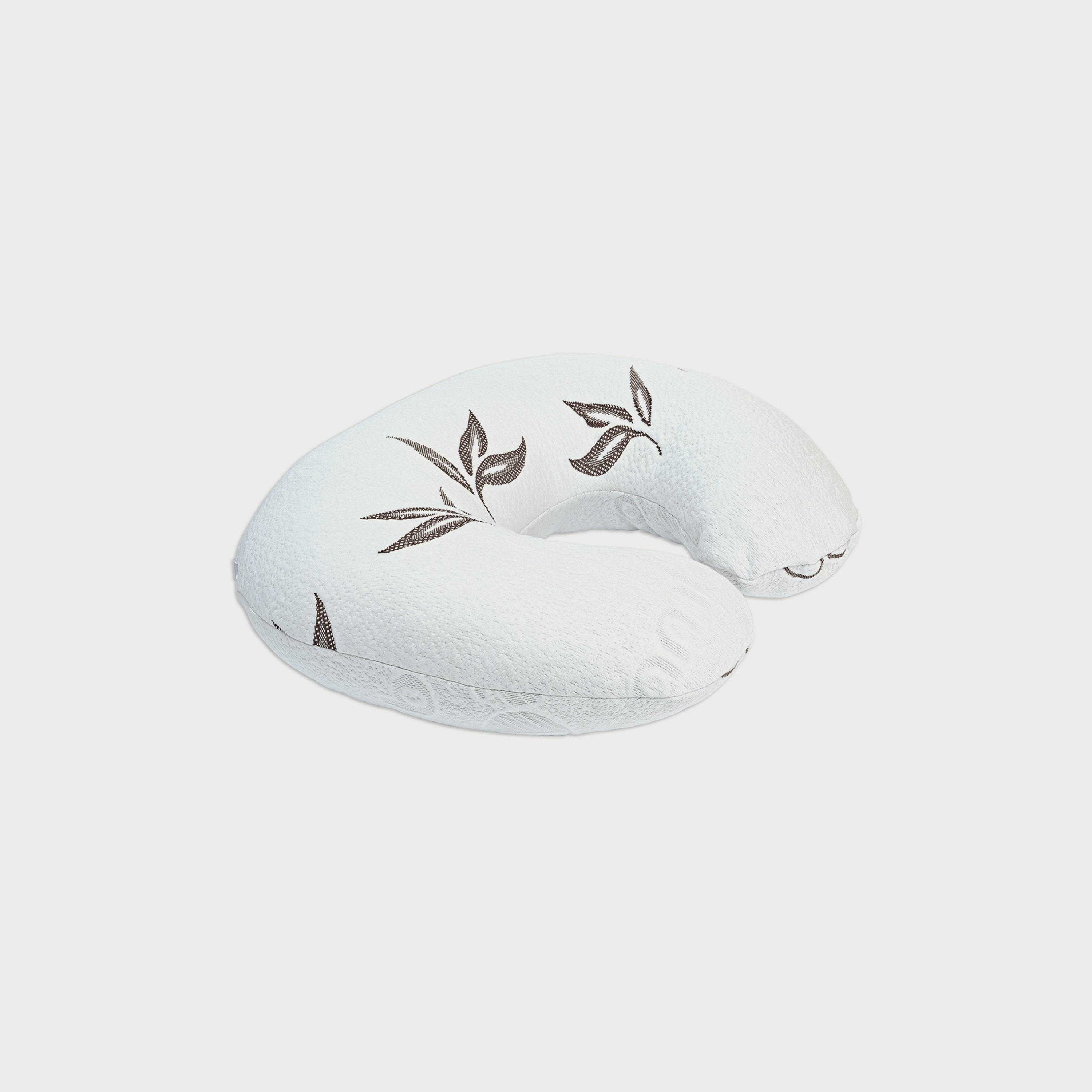 Moon Feeding Pillow With Bamboo Rayon, White-baby-nursery-babybedding-image-1