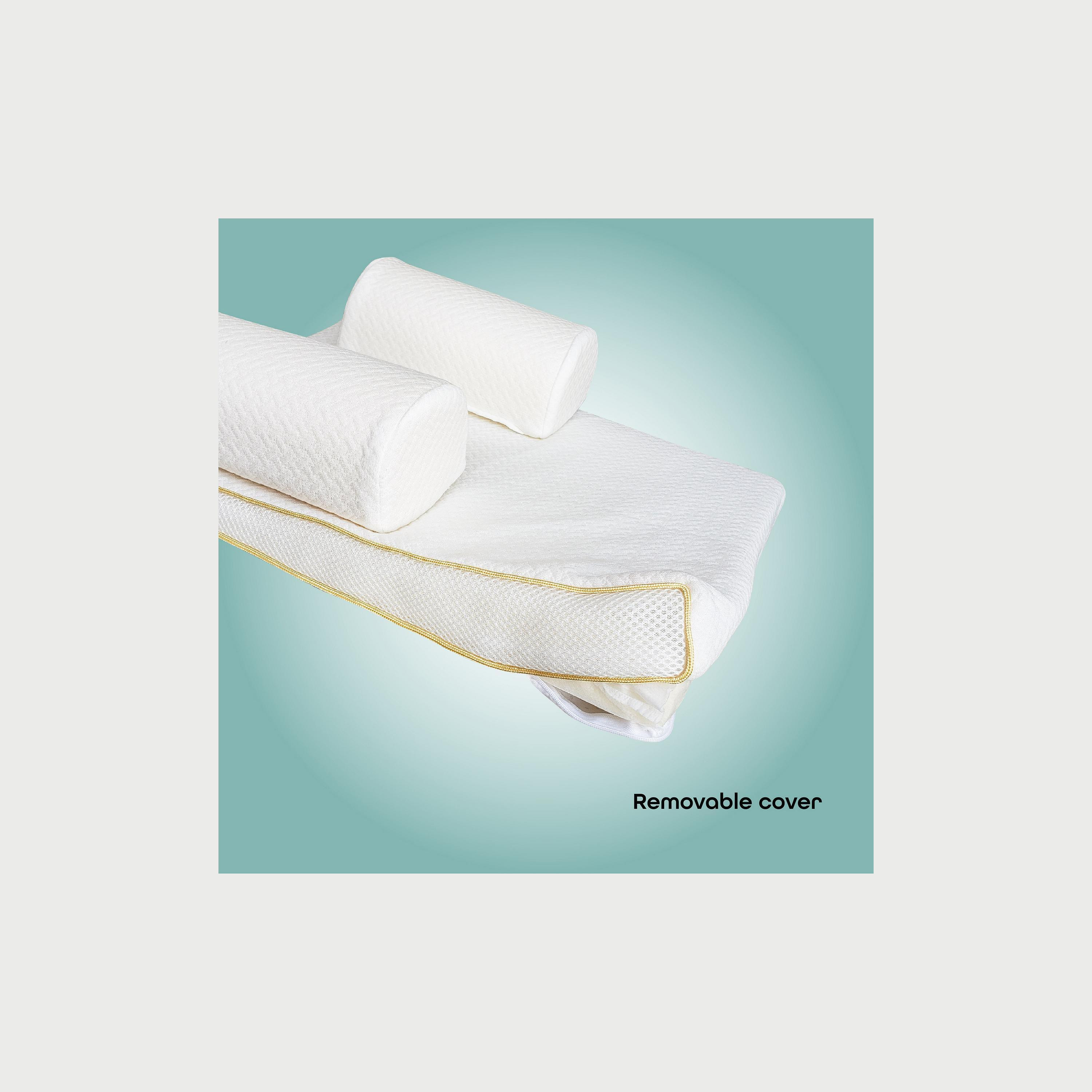 محدد وضع النوم سهل و قابل للتنفس من موون, أبيض-baby-nursery-babybedding-image-4