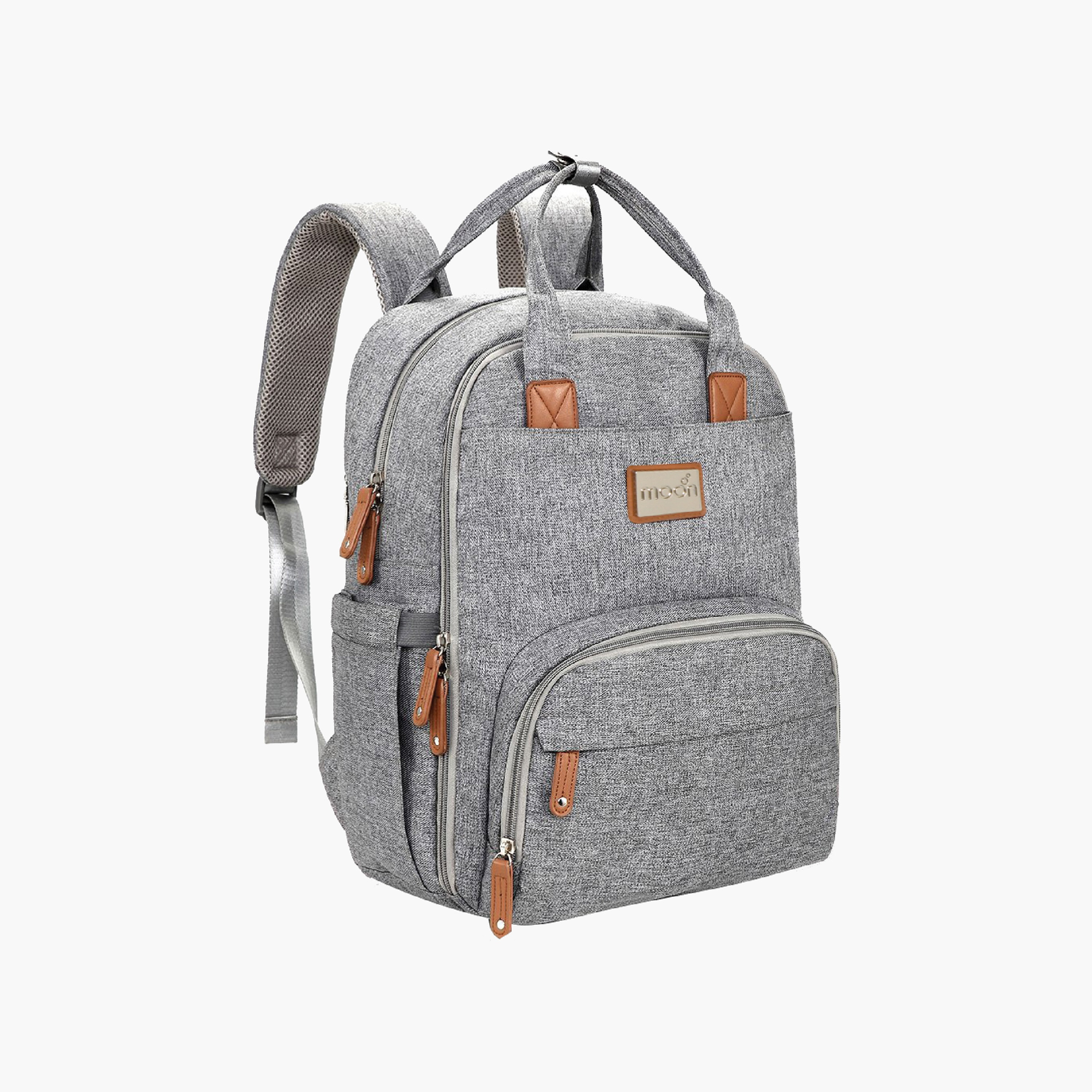 Moon Kary Me Diaper Backpack with Adjustable Straps and Zip Closure-baby-diapering-diaperbags-image-1