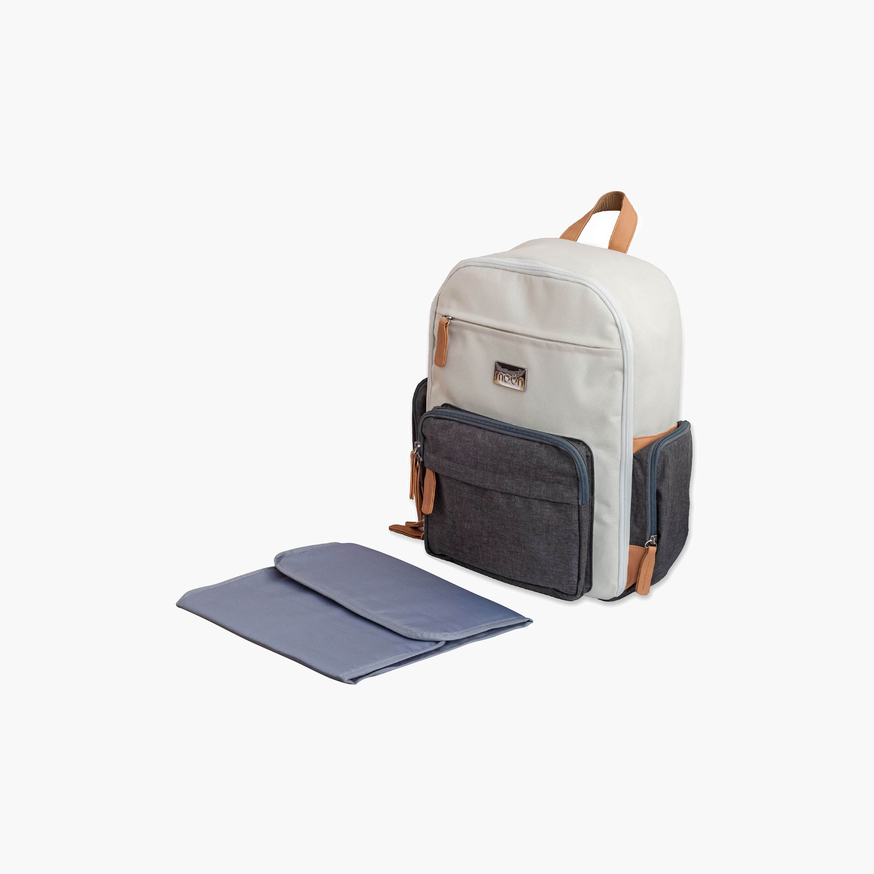 Moon Rocco Diaper Backpack with Adjustable Straps-baby-diapering-diaperbags-image-1