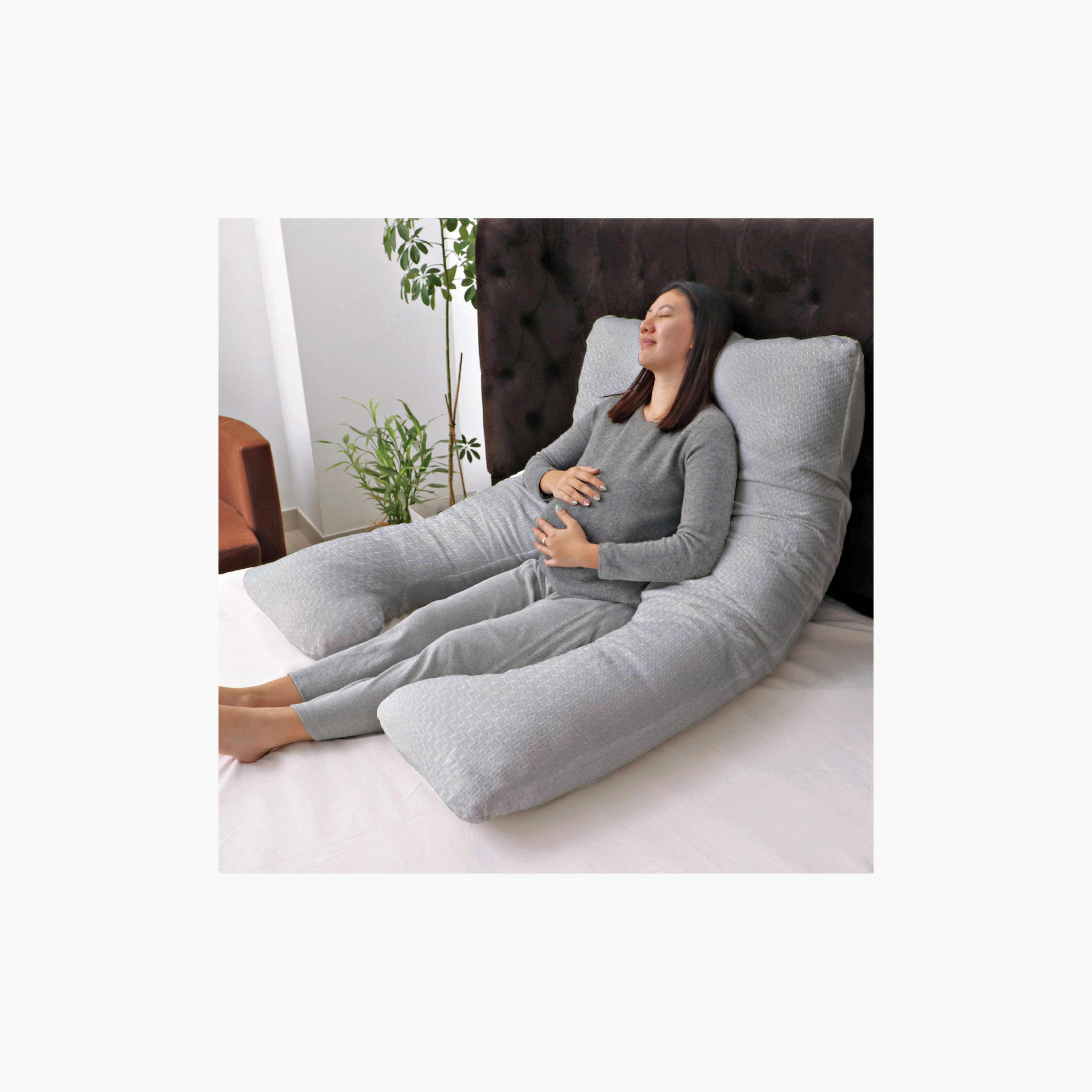 Moon Bamboo Full Body U-Shaped Pregnancy Pillow-baby-feeding-breastfeedingandcare-image-3