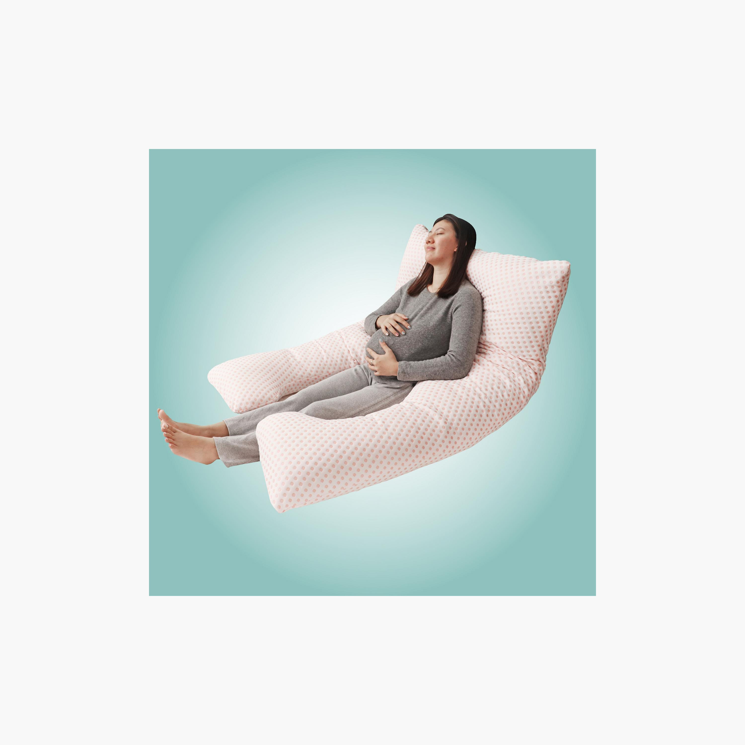 وسادة حمل لكامل الجسم على شكل حرف U من مون - 81x43x3 سم-baby-nursery-babybedding-image-3