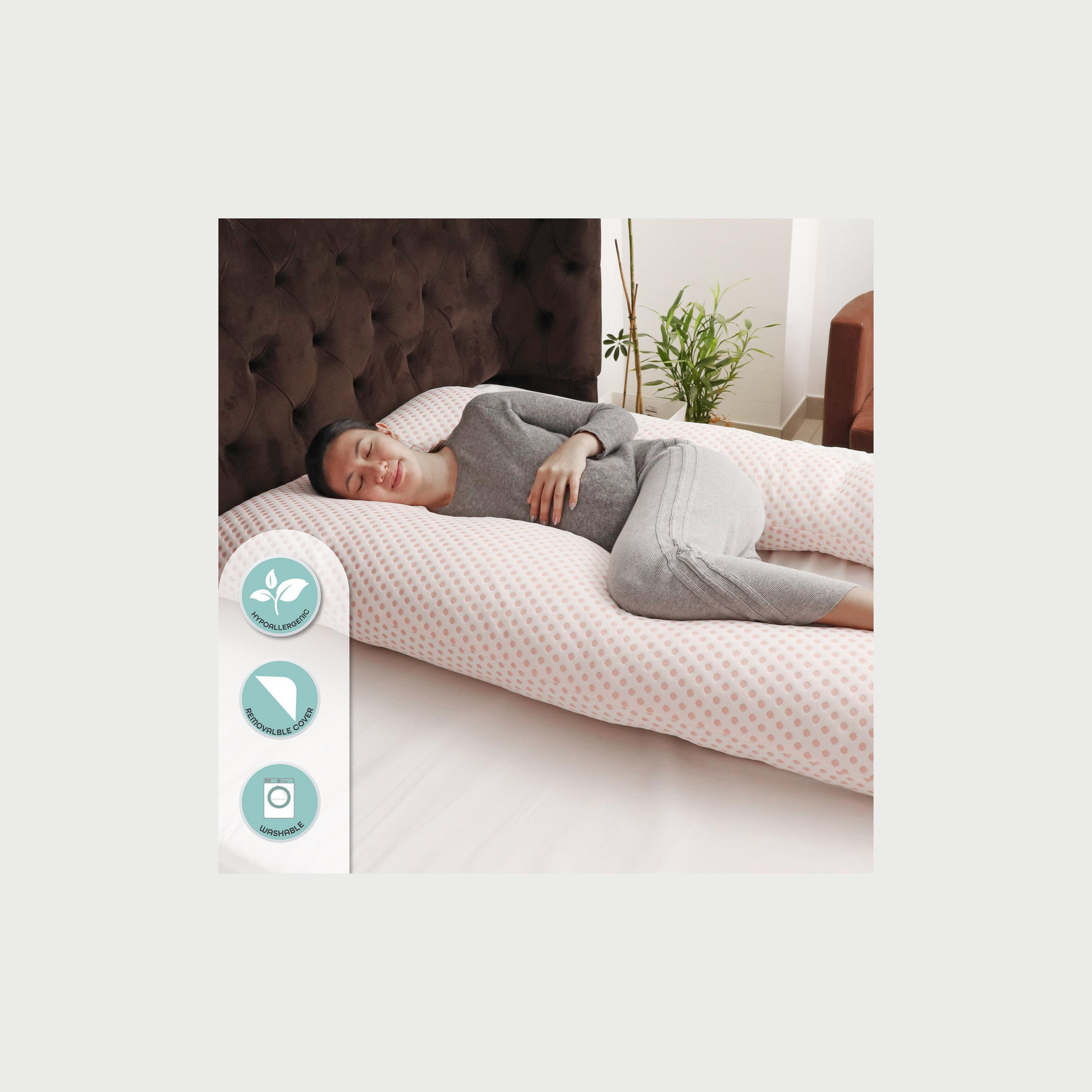 وسادة حمل لكامل الجسم على شكل حرف U من مون - 81x43x3 سم-baby-nursery-babybedding-image-4