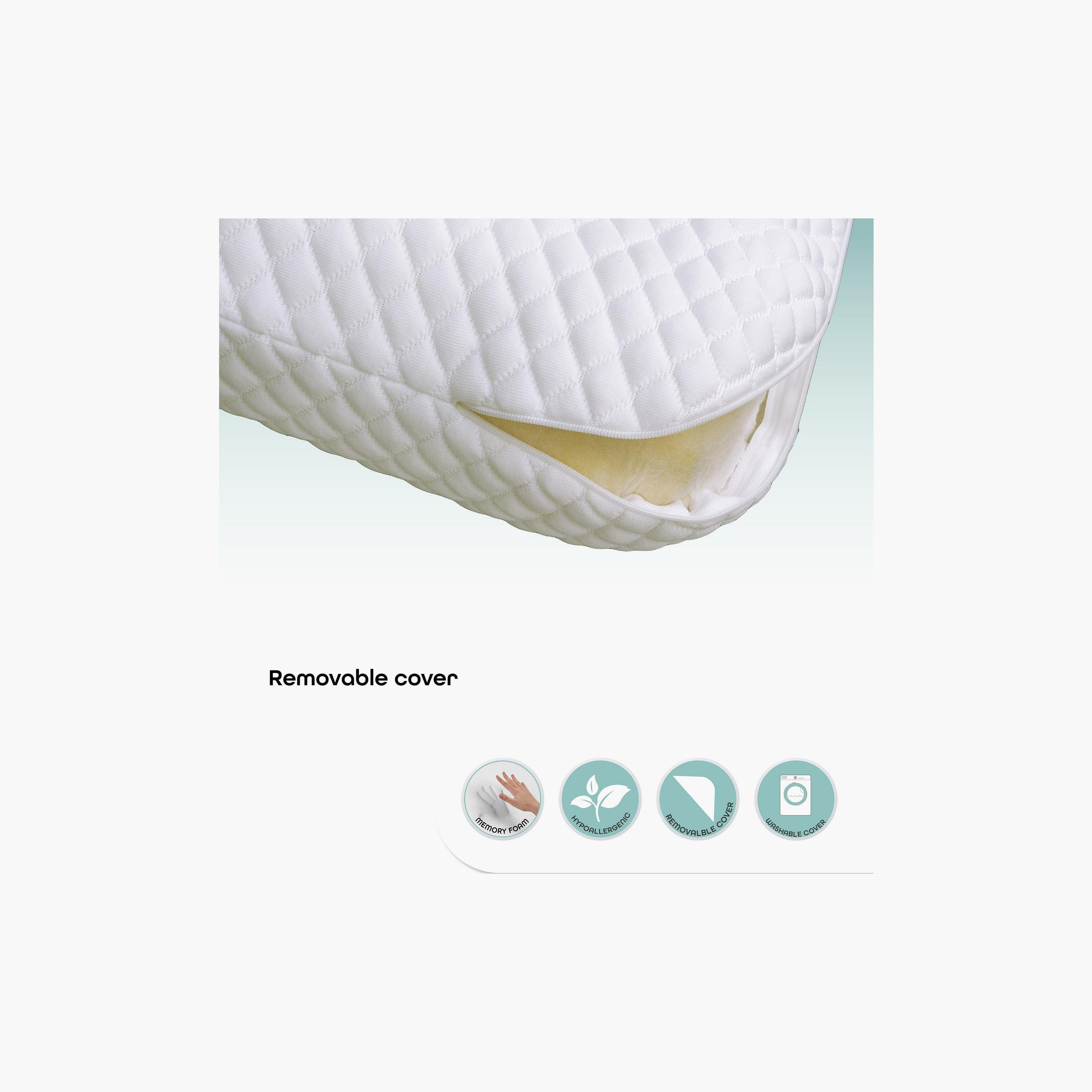 Moon Ergonomic Memory Foam Pillow - 135x35x13 cms-baby-feeding-breastfeedingandcare-image-5