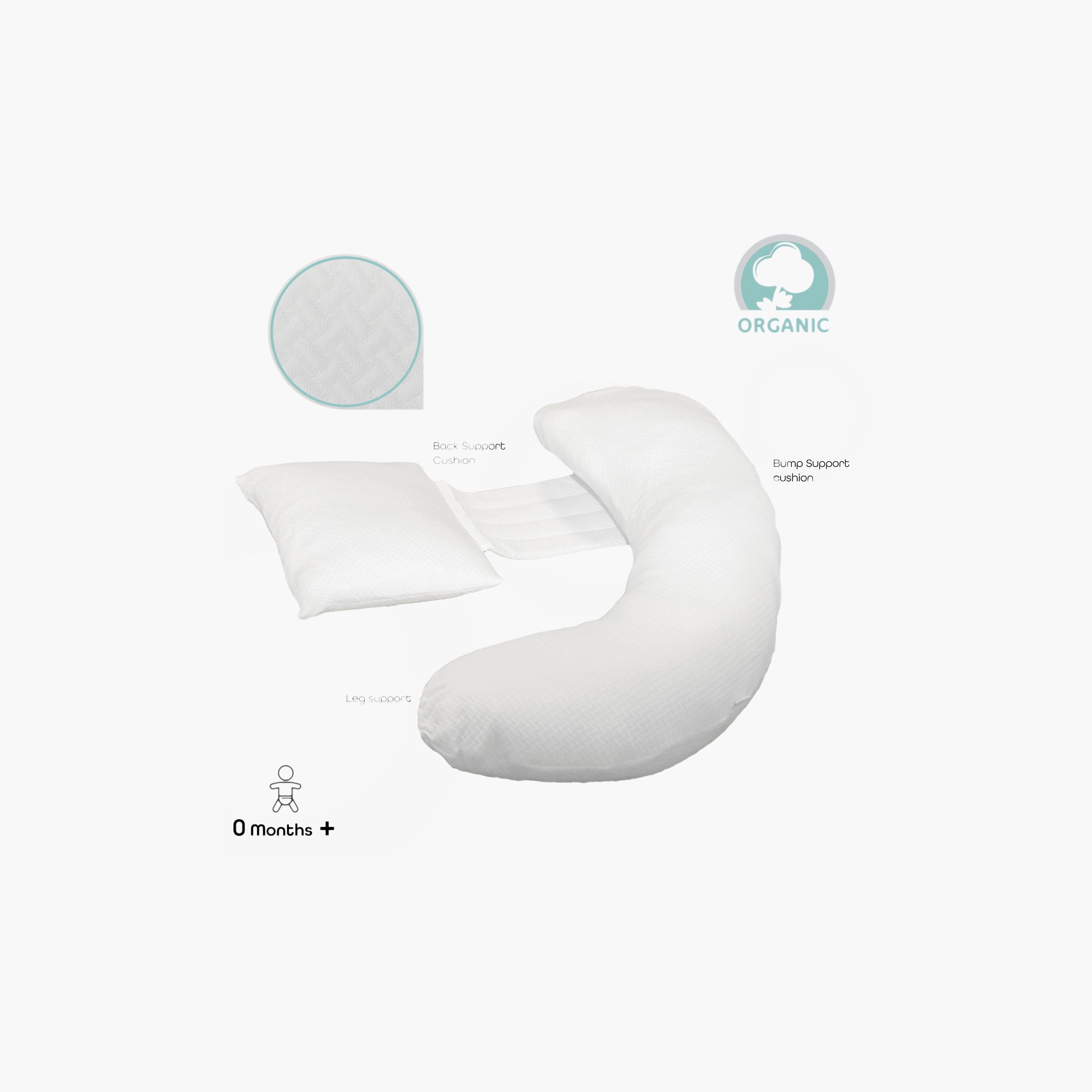 وسادة حمل عضوية متعددة الوضعيات من مون-baby-nursery-babybedding-image-2