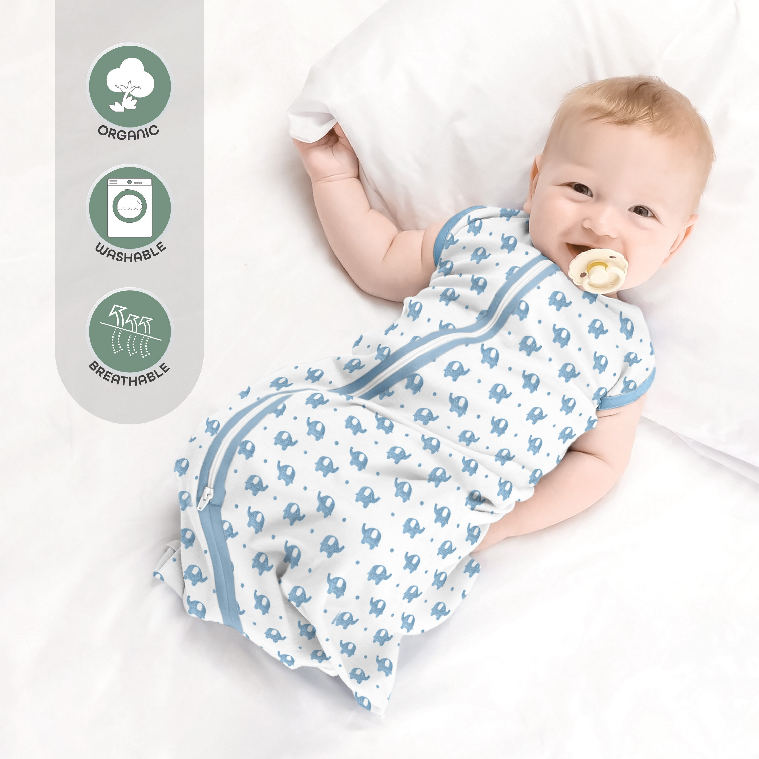 Moon Organic Sleepsack with Zip Closure - Set of 2-baby-nursery-blanketsandswaddles-swaddlesandsleepingbags-image-2