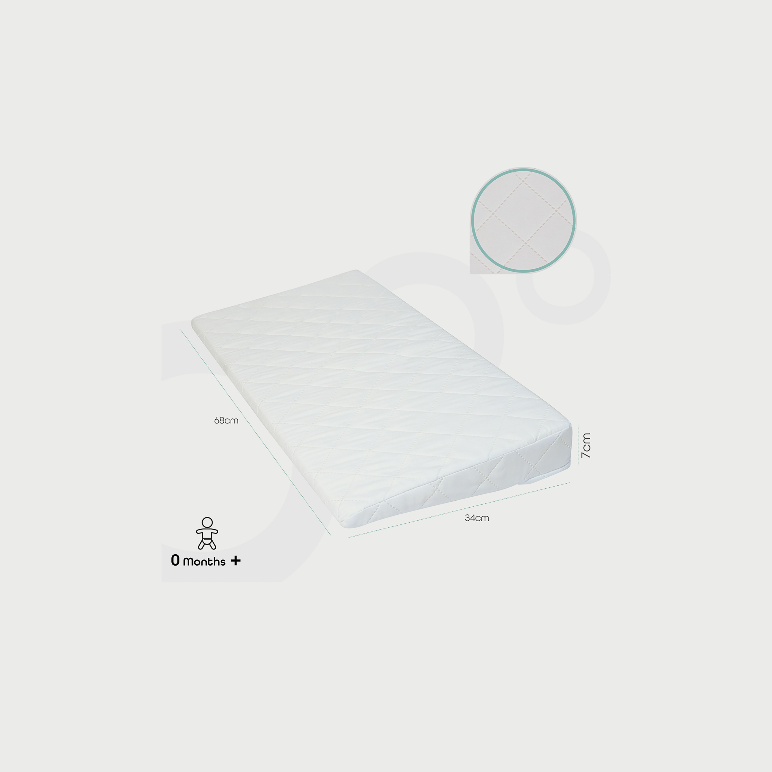 Moon Universal Crib Wedge Pillow, White-baby-nursery-babybedding-image-2