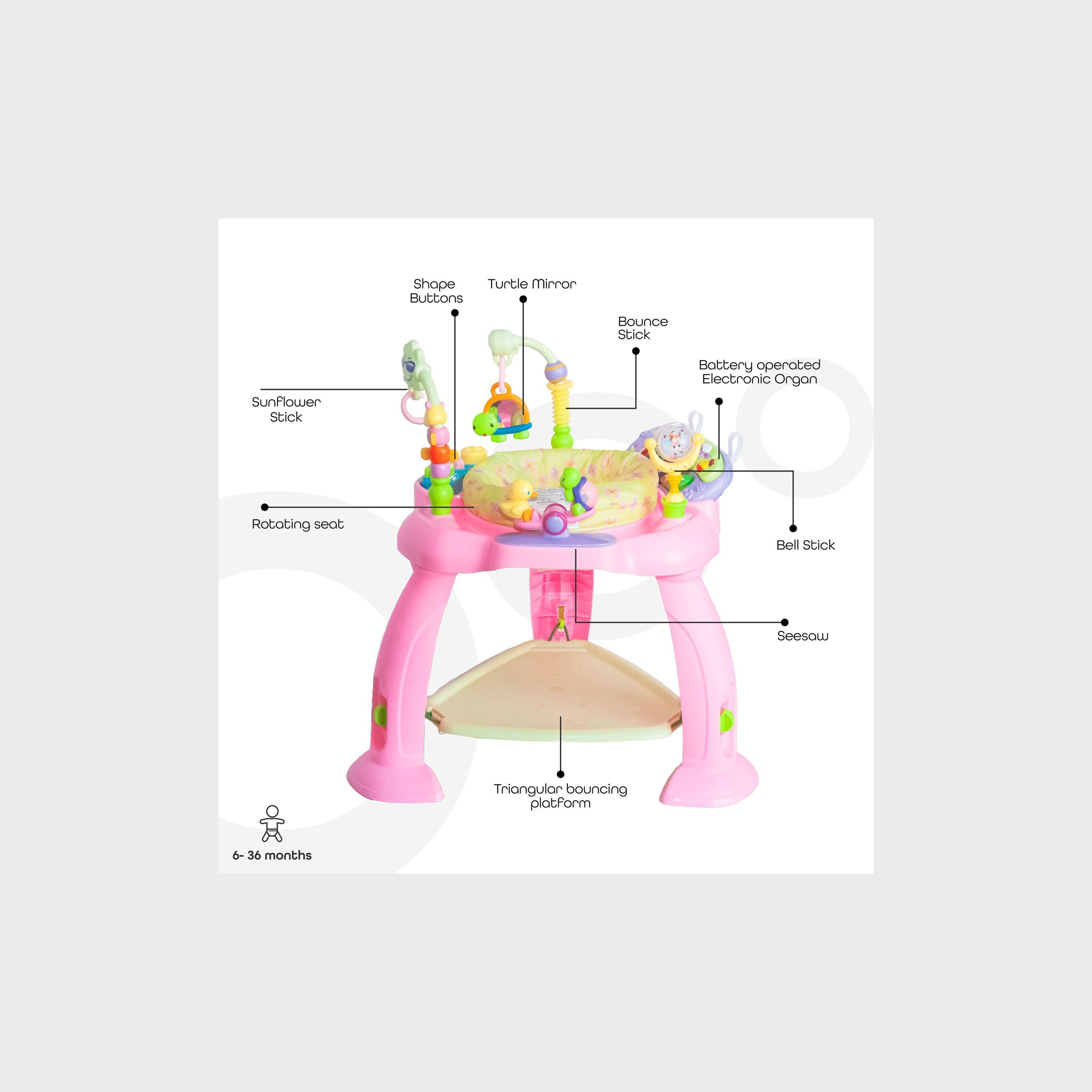 ألعاب نطاطة الأطفال جامب أن بلاي من موون، وردي-baby-infantactivity-bouncers-image-2