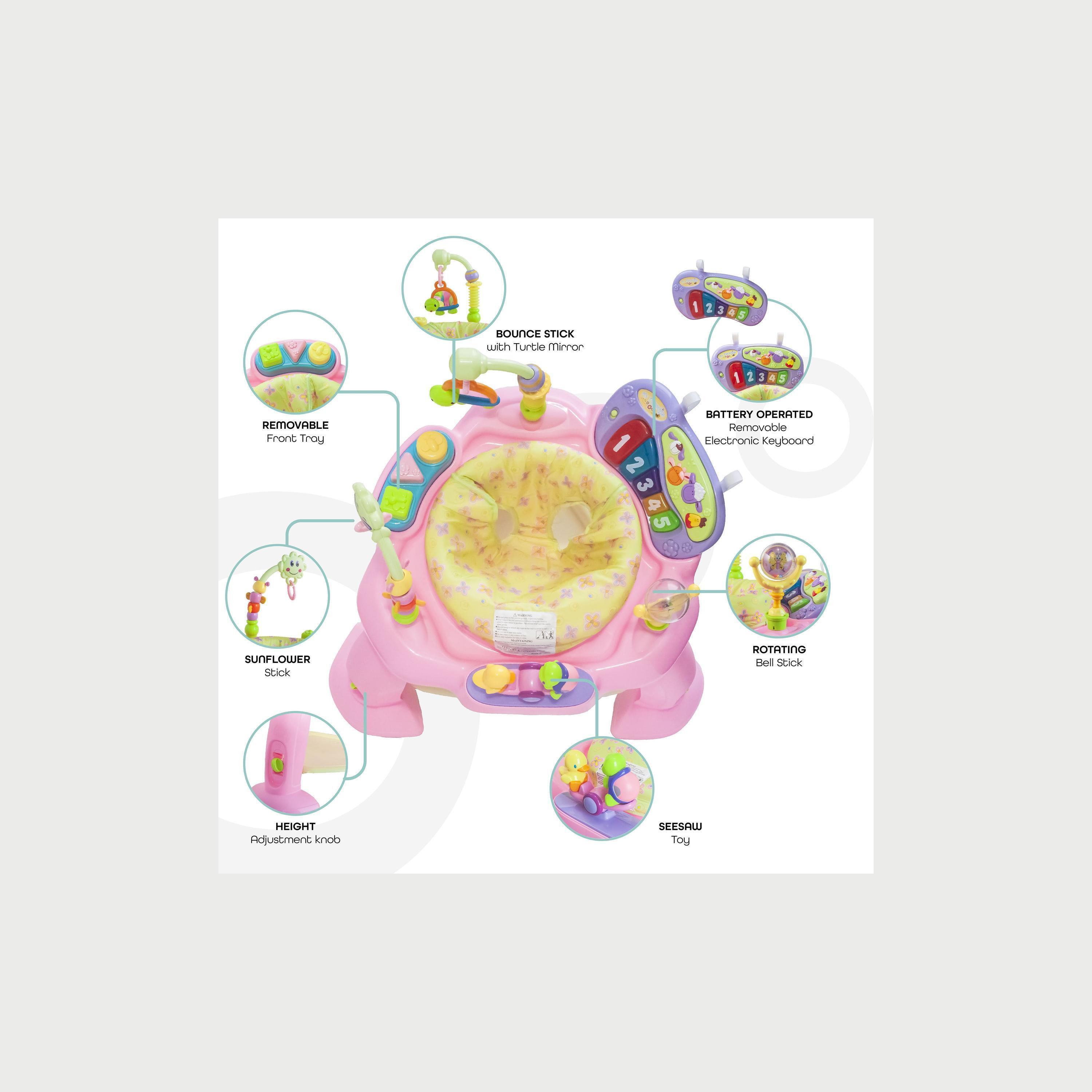 ألعاب نطاطة الأطفال جامب أن بلاي من موون، وردي-baby-infantactivity-bouncers-image-3