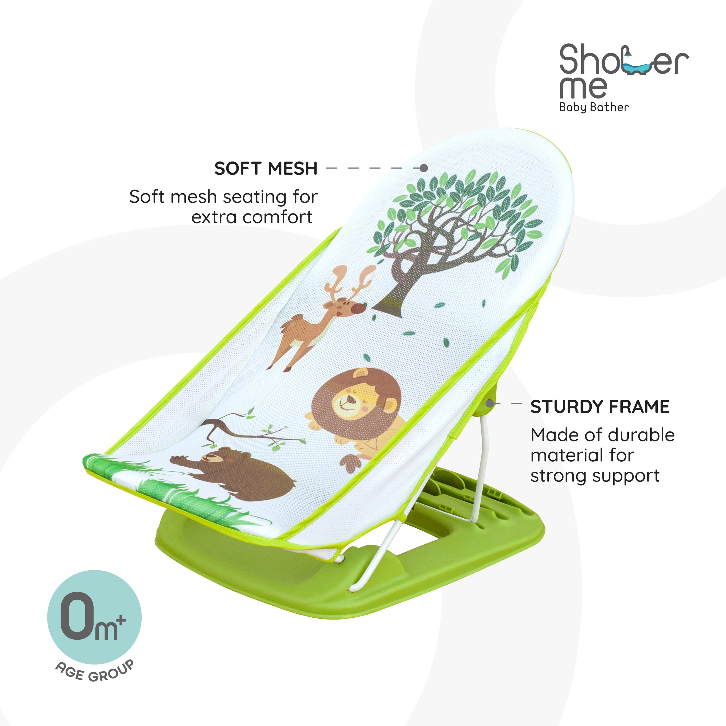 Moon Shower Me Baby Bather, Green-baby-bathandcare-bathtubs-image-2