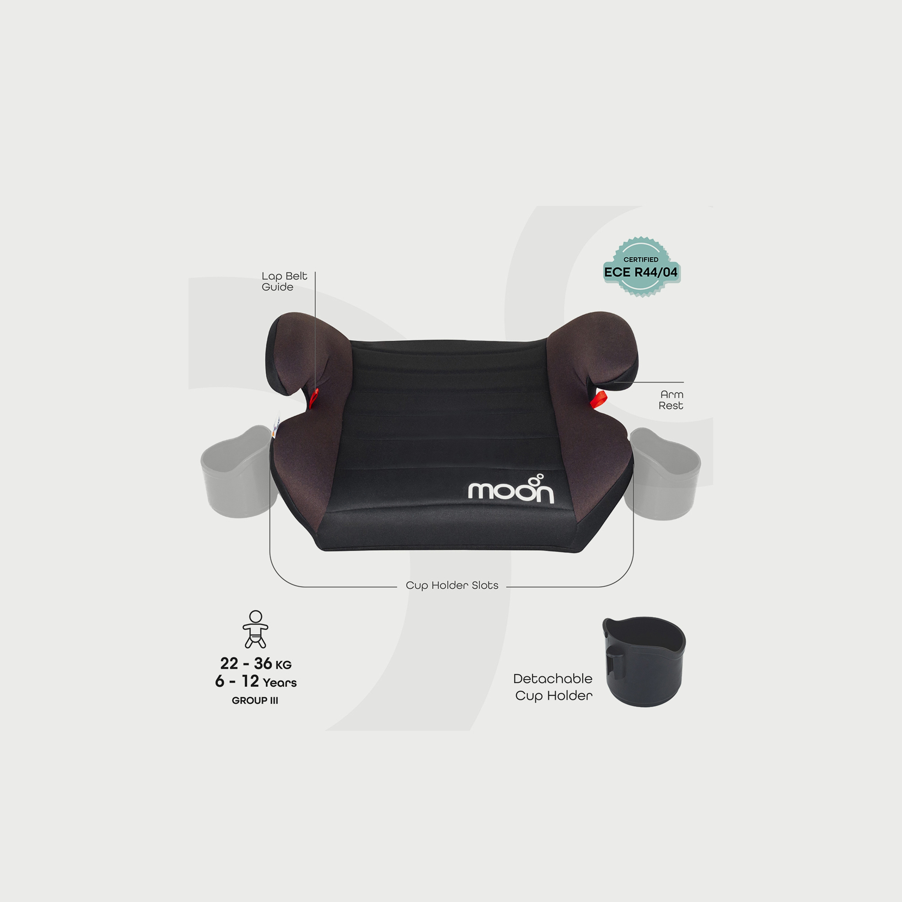 Moon Kido Booster Car Seat with ISOFIX System-baby-gear-carseats-image-2