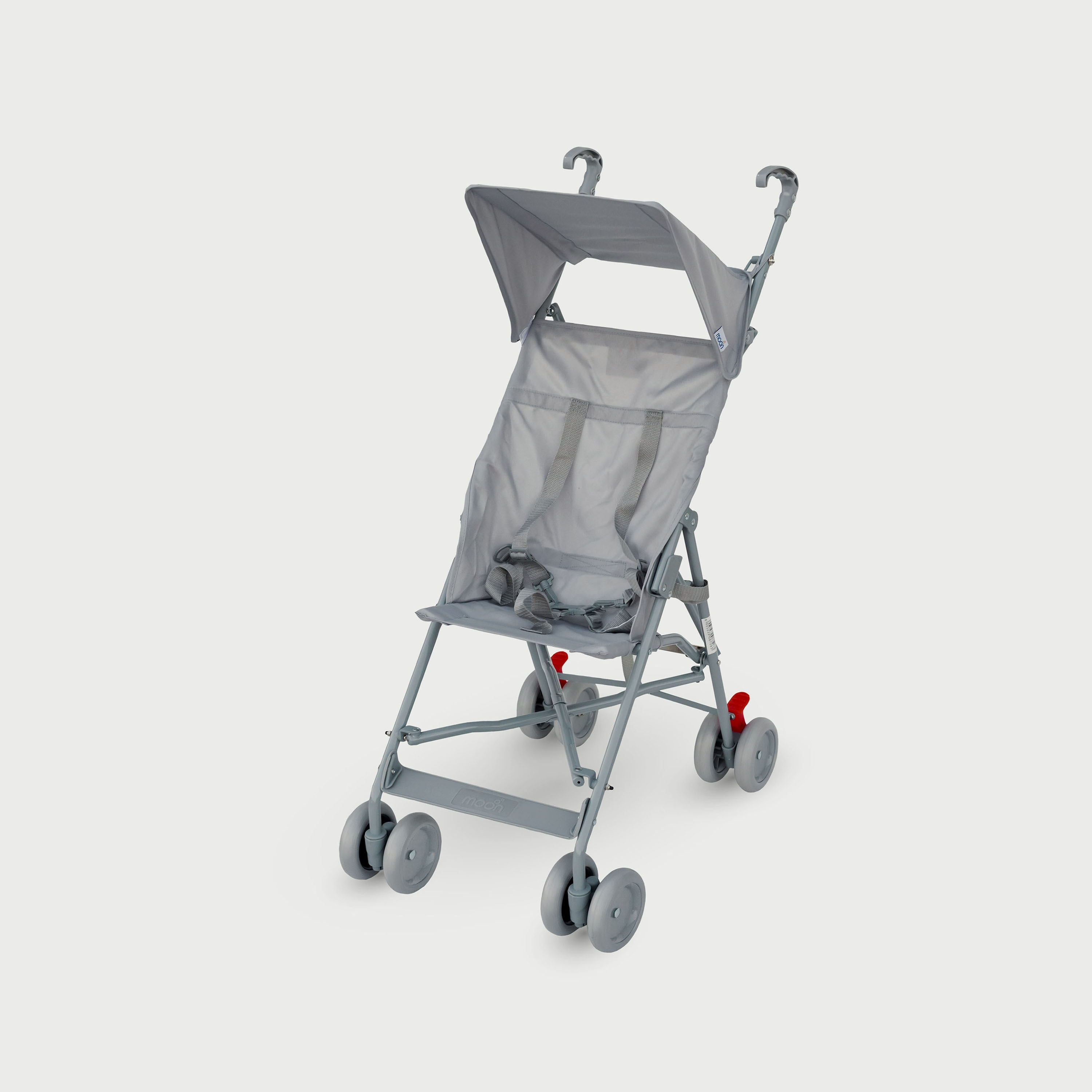 Moon Jet-Ultra Lightweight and Compact Fold Buggy Stroller - Light Grey-baby-gear-strollersandprams-buggies-image-1